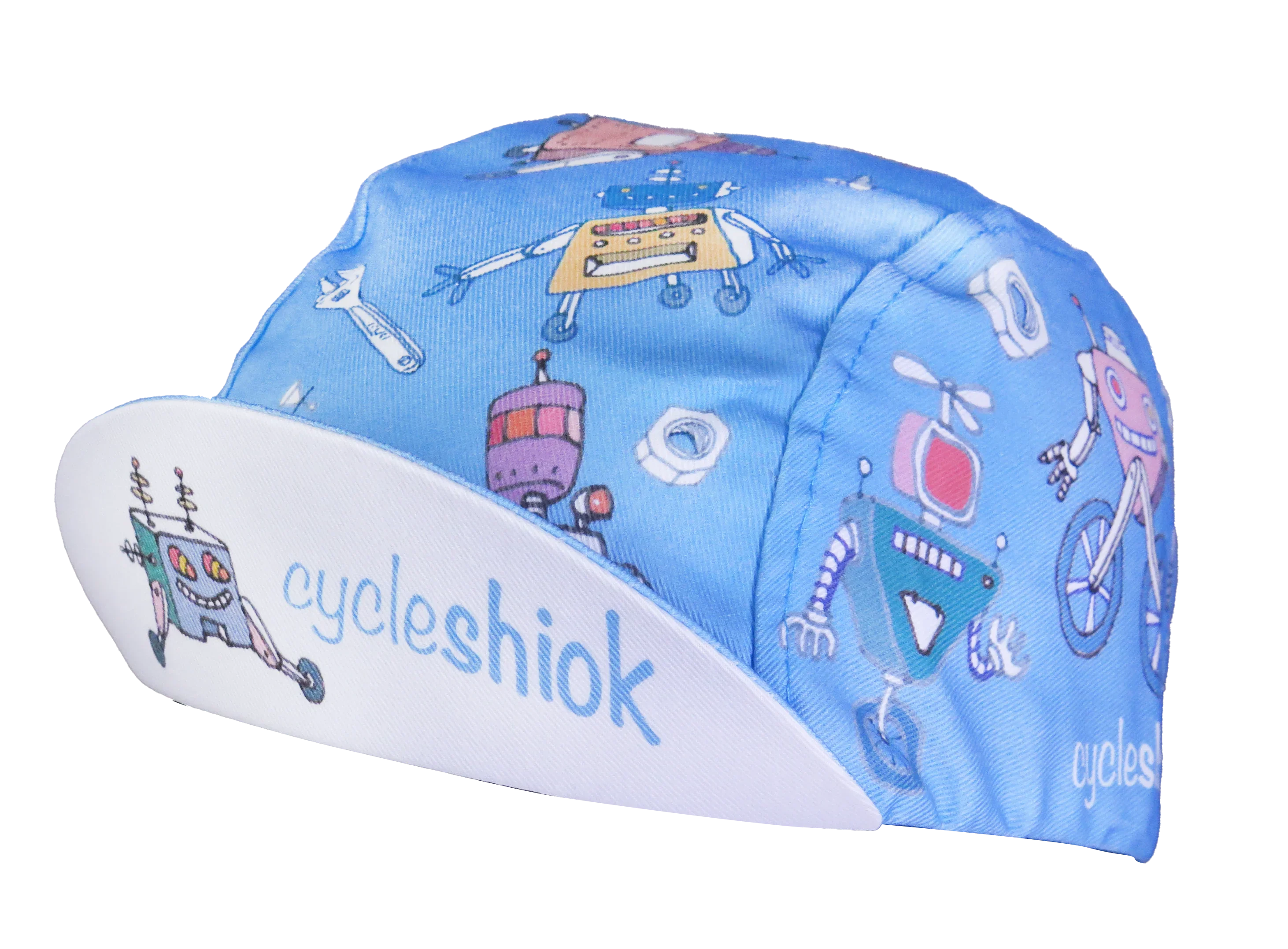 A DESIGN BY TAKACHYA | Faizal Caricatures x TKC Blue Robot Cycling Cap