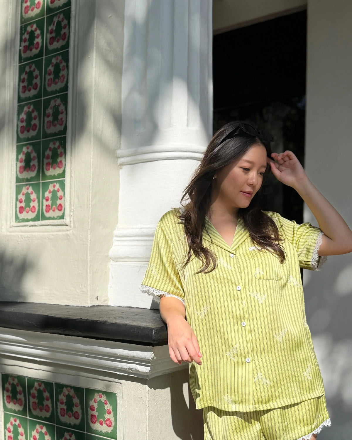 BELLS & BIRDS | Sage Bloom PJ Set