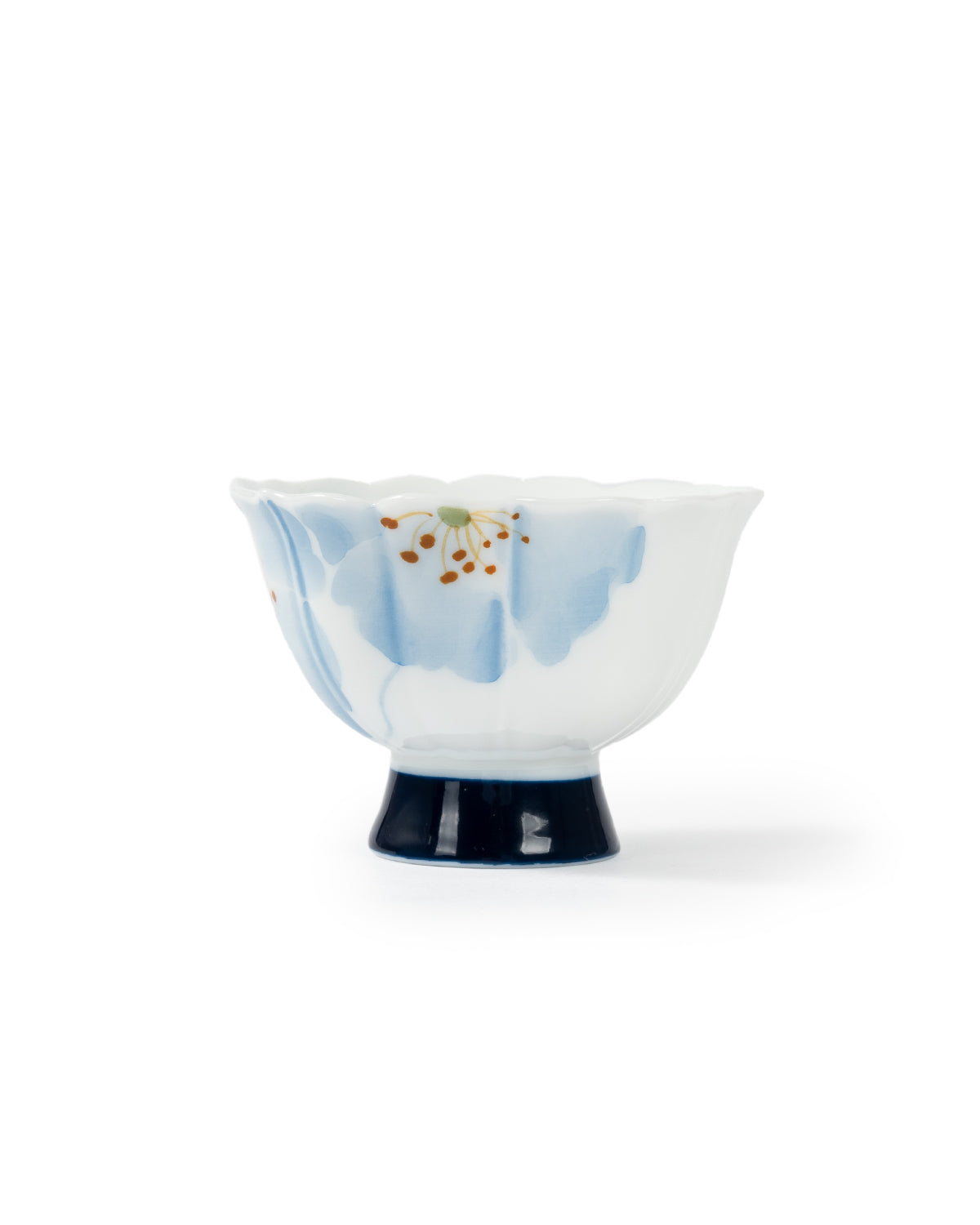 CRAFILAB | Blue Begonia & Tall Foot Teacup