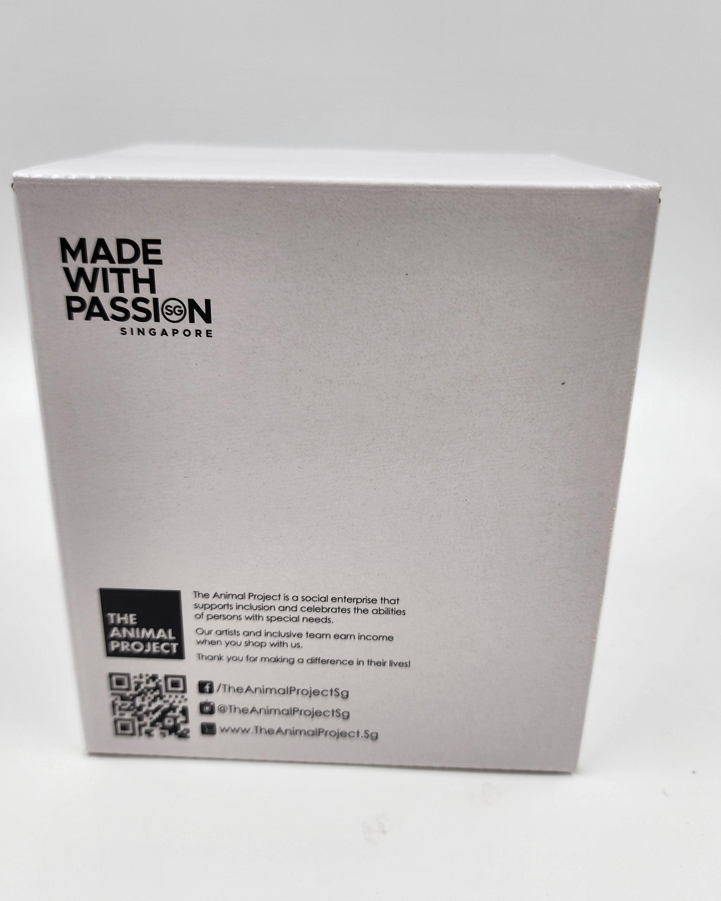 THE ANIMAL PROJECT | Wide Tapered Mug With Bamboo Lid