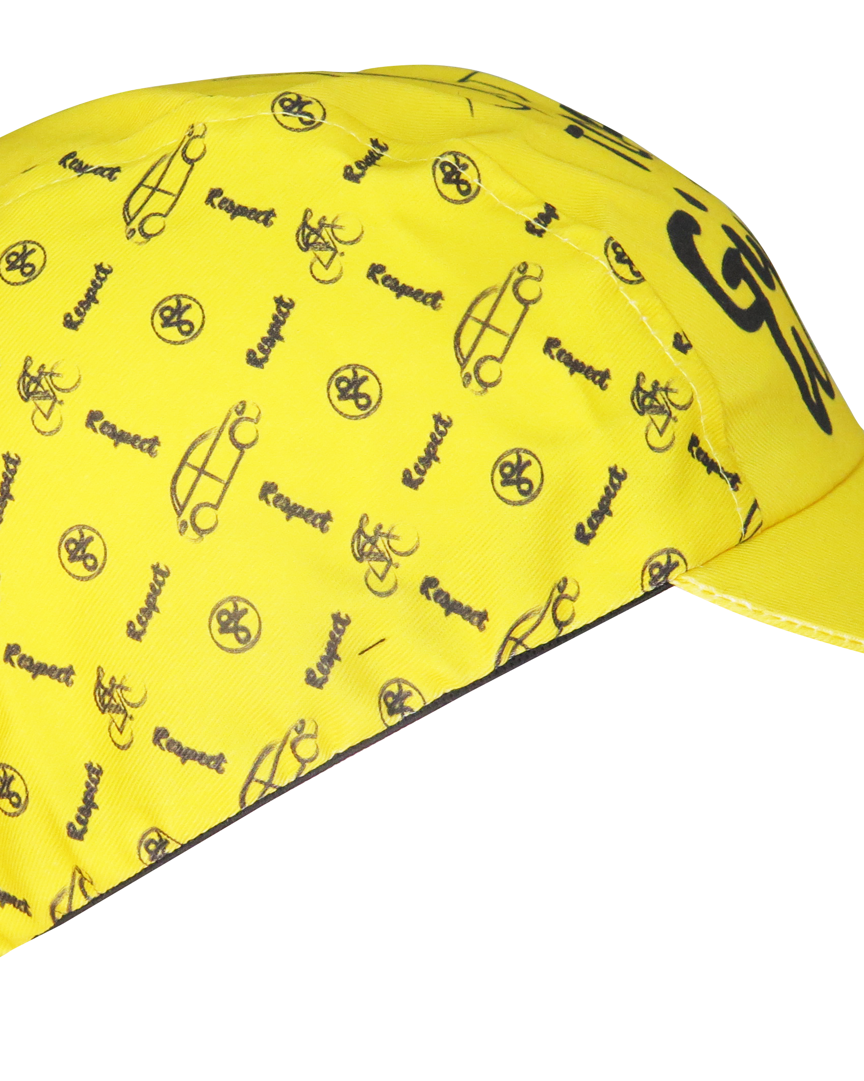 A DESIGN BY TAKACHYA | Cycling Cap - Safe Distance Yellow