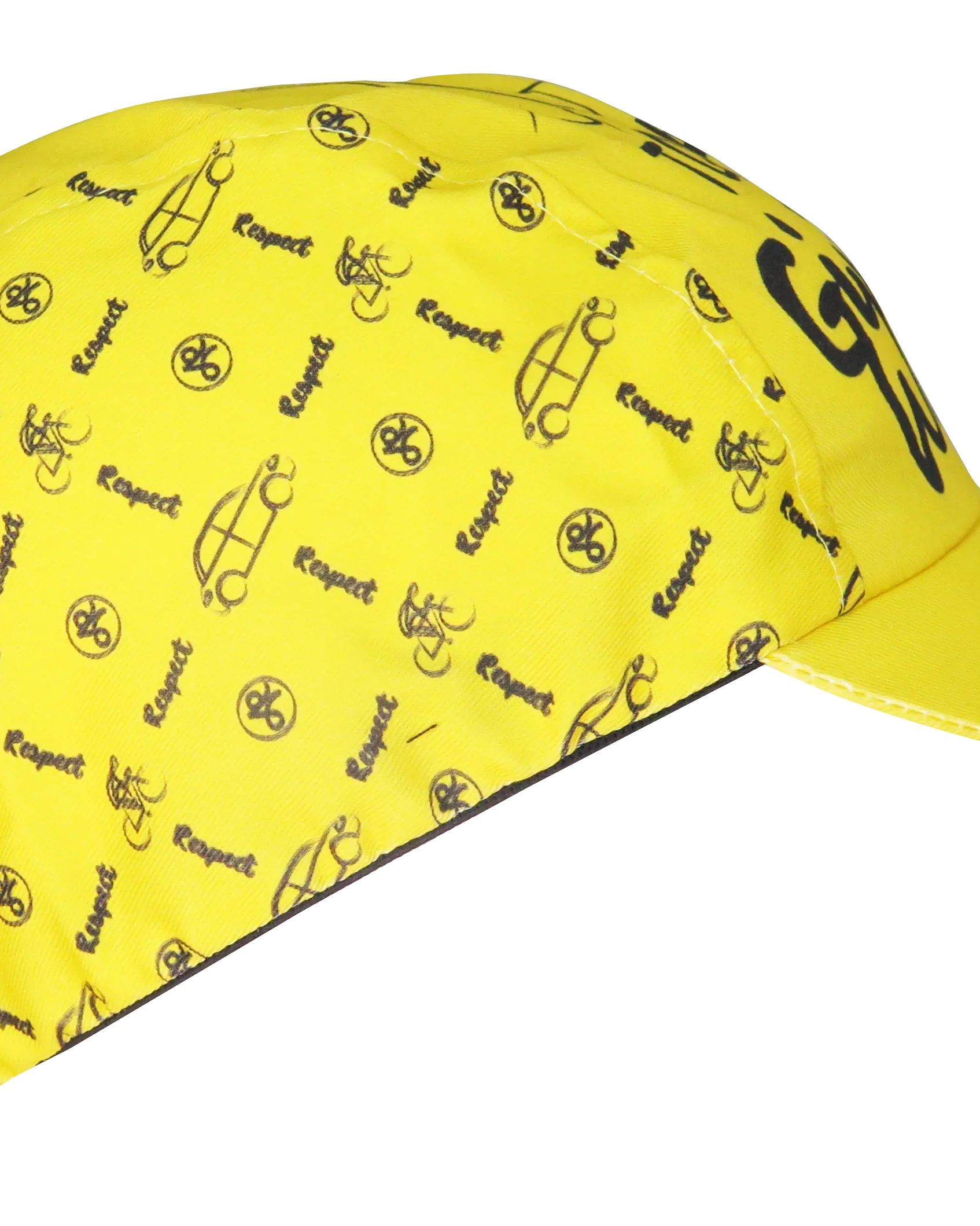 A DESIGN BY TAKACHYA | Cycling Cap - Safe Distance Yellow