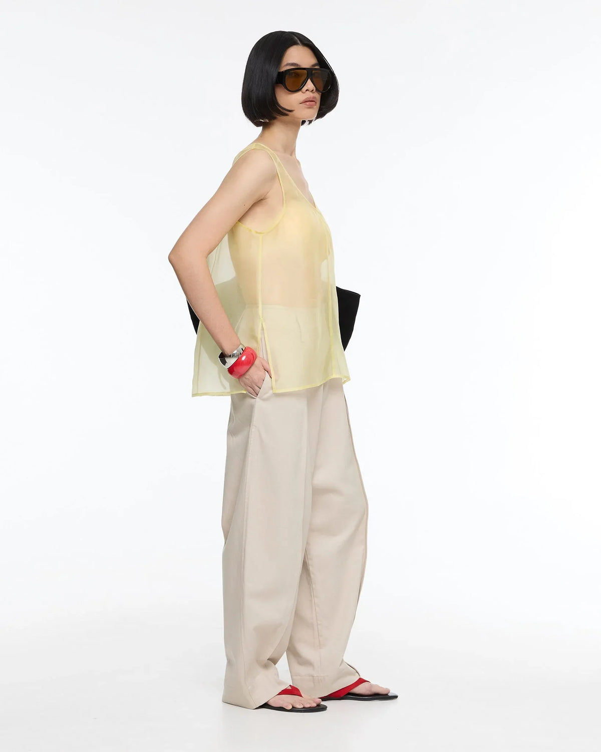 ROCK DAISY | Juliet Silk Organza Reversible Top