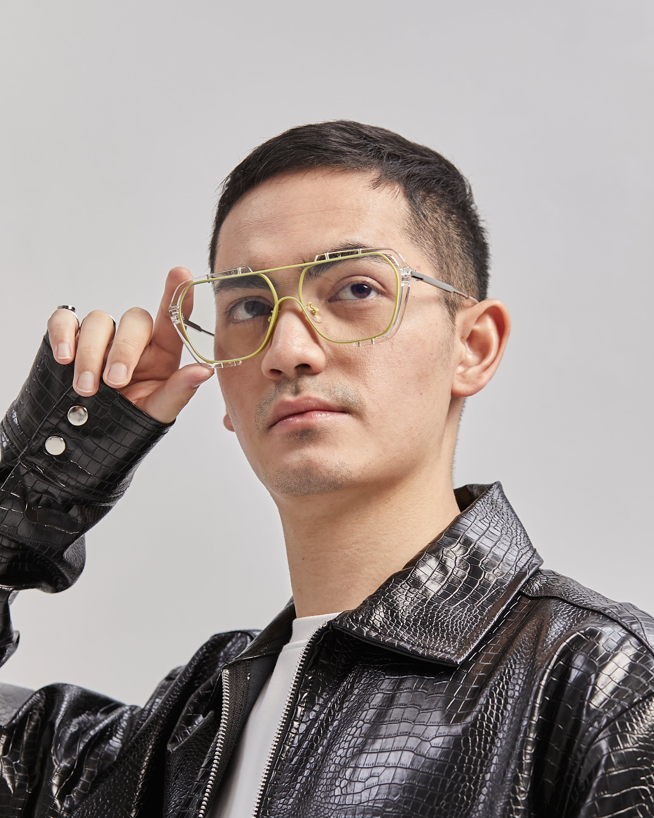 PROJECTWEAR | Cardwell Sunglasses Green/Clear