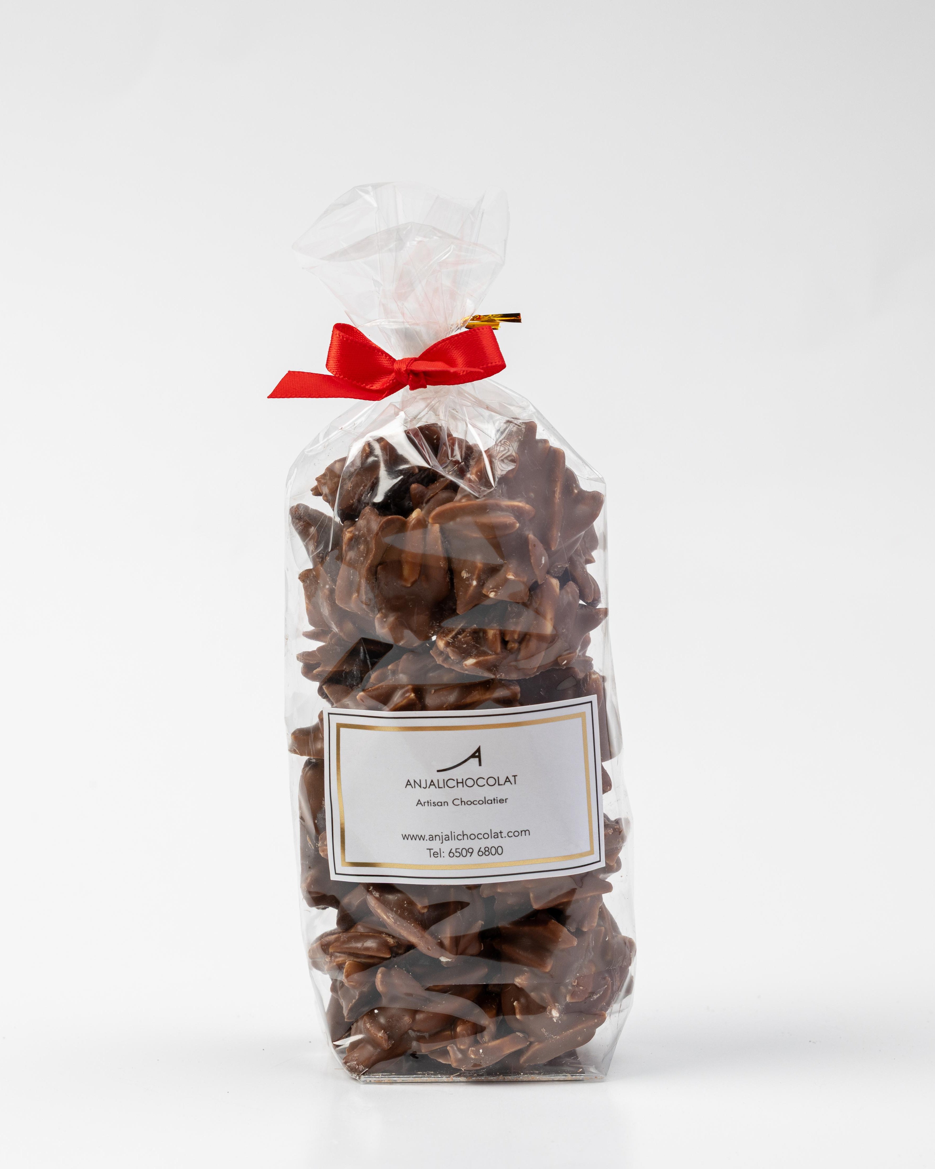 ANJALICHOCOLAT | Milk Chocolate Almond Rochers