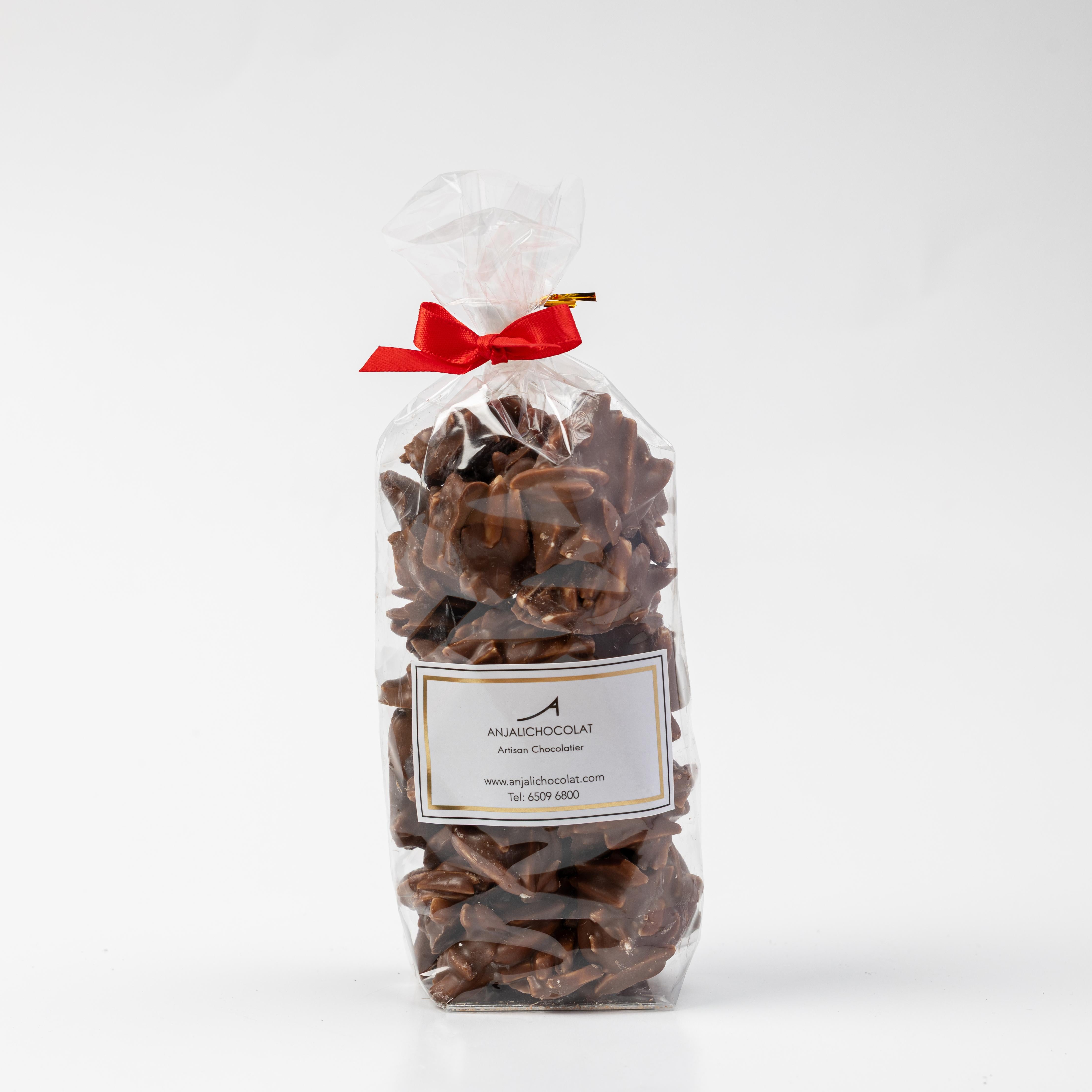 ANJALICHOCOLAT | Milk Chocolate Almond Rochers