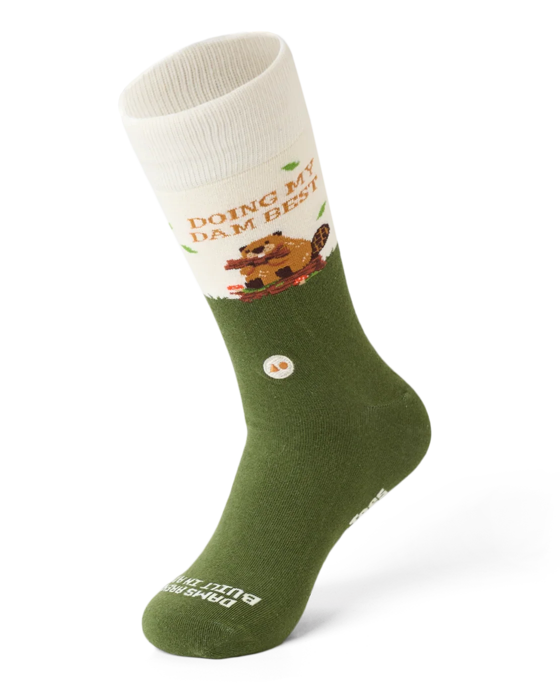 TALKING TOES | Best Beaver Sock | Green
