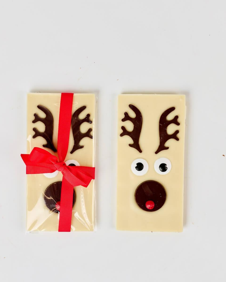 ANJALICHOCOLAT | Christmas White Chocolate Reindeer