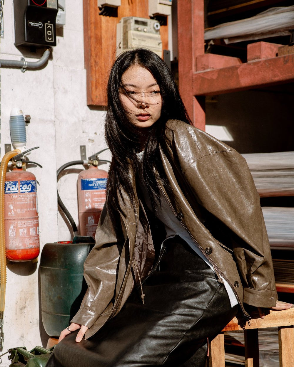 SAERO COLLECTIVE | Hae Wrap Skirt | Black