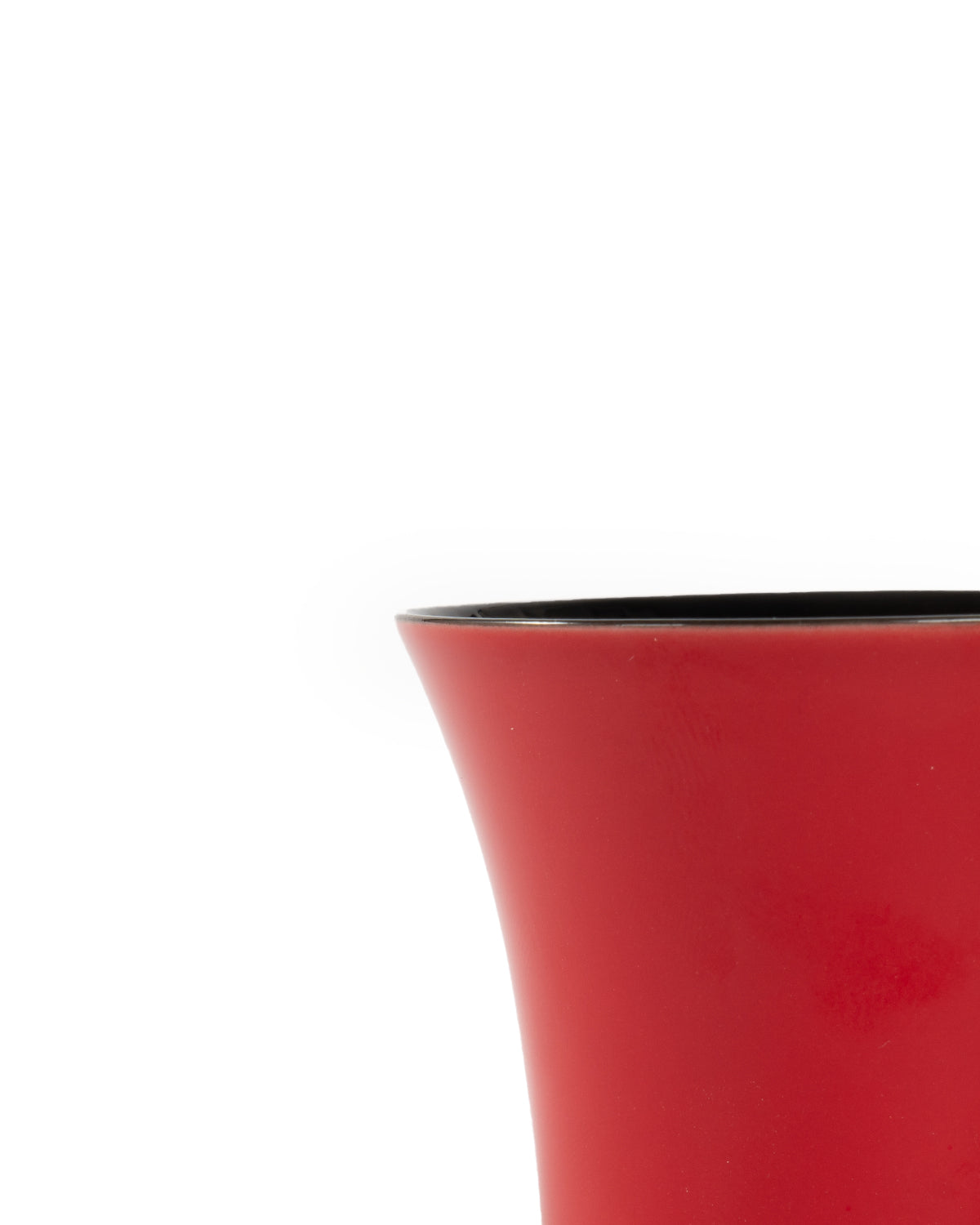 CRAFILAB | Vermilion Red & Round Handle Teacup