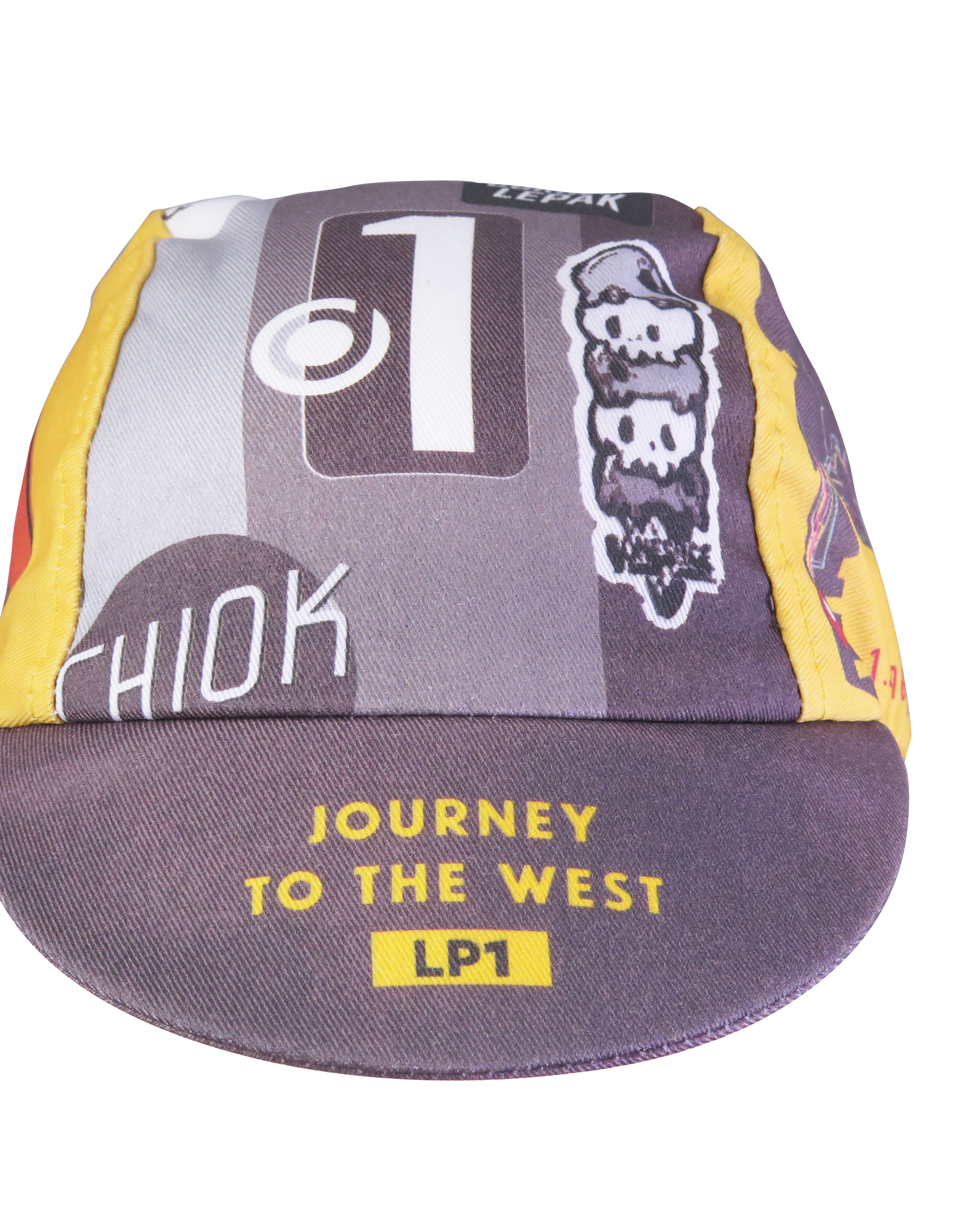 A DESIGN BY TAKACHYA | Cycling Cap - Mission to Tuas Grayscale