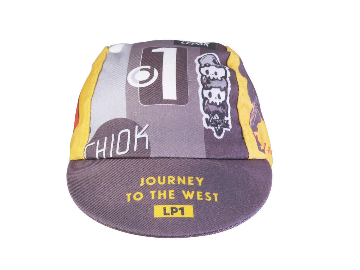 A DESIGN BY TAKACHYA | Cycling Cap - Mission to Tuas Grayscale
