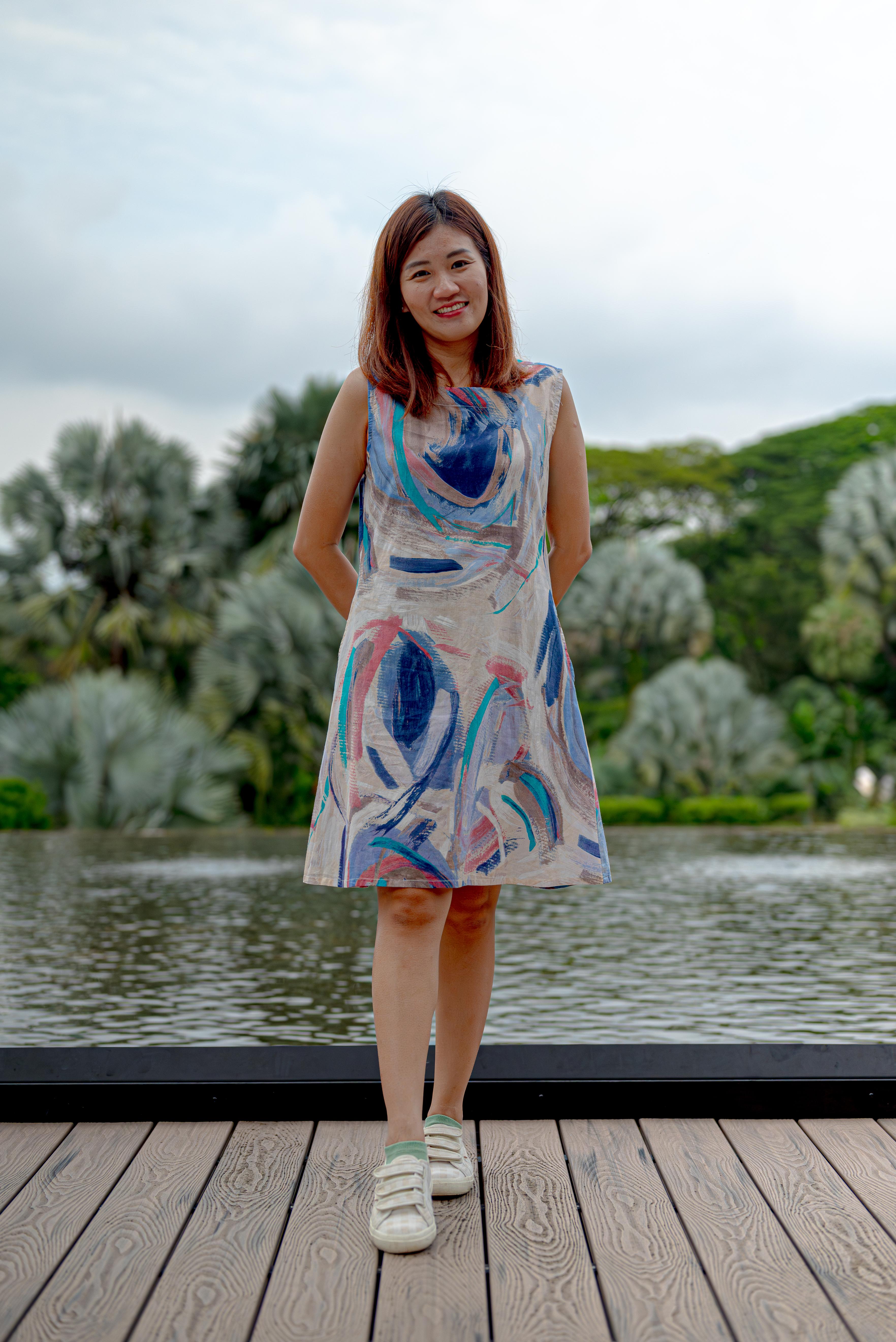 NIMBU | Maldives Women's A Line Dress with Pockets