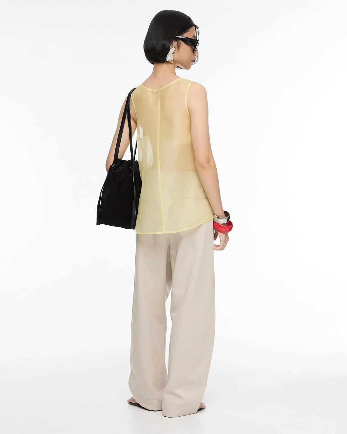 ROCK DAISY | Juliet Silk Organza Reversible Top