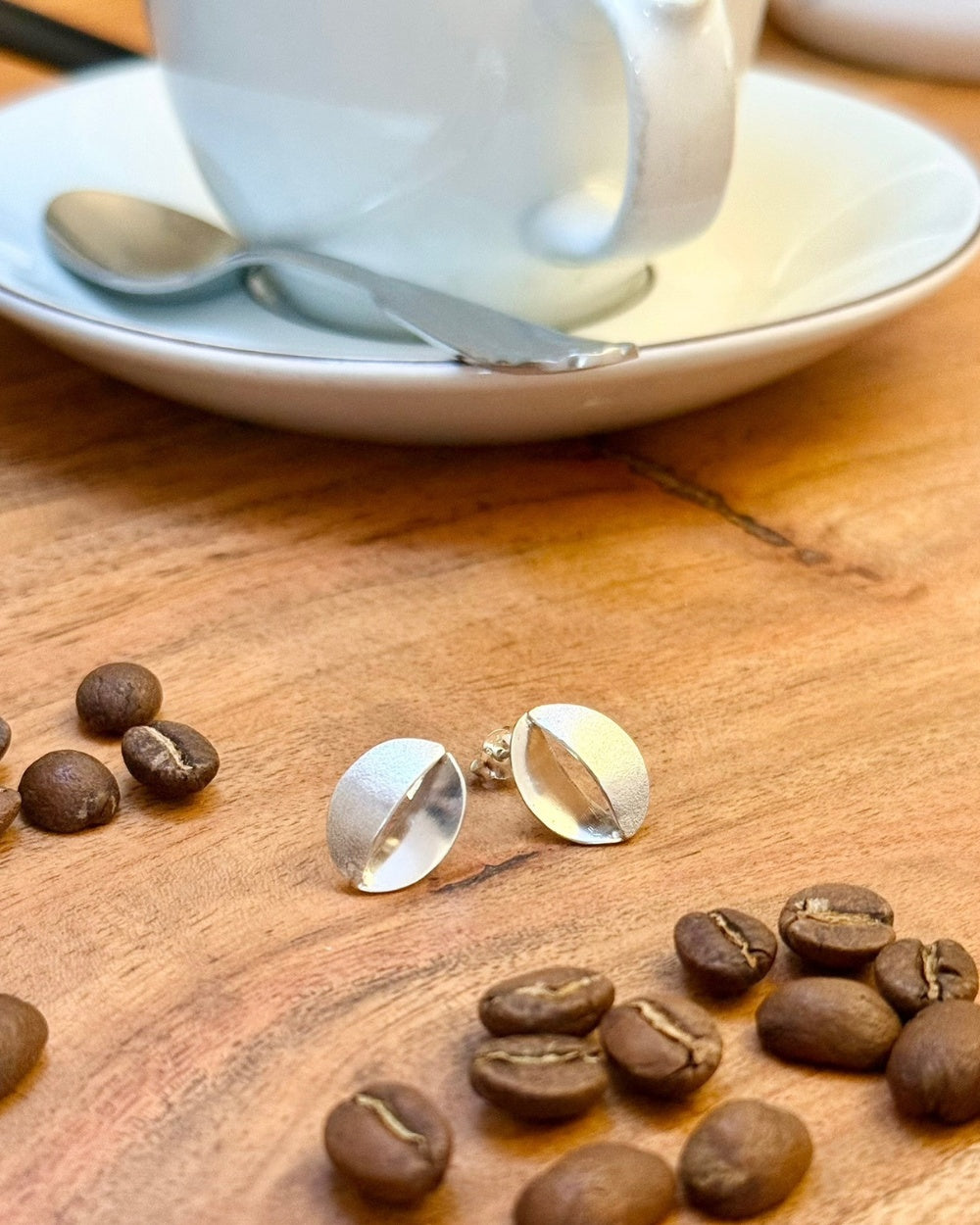 CREATIVE JEWELLERY STUDIO | Brew Silver Ear Studs of WA by Sylvia