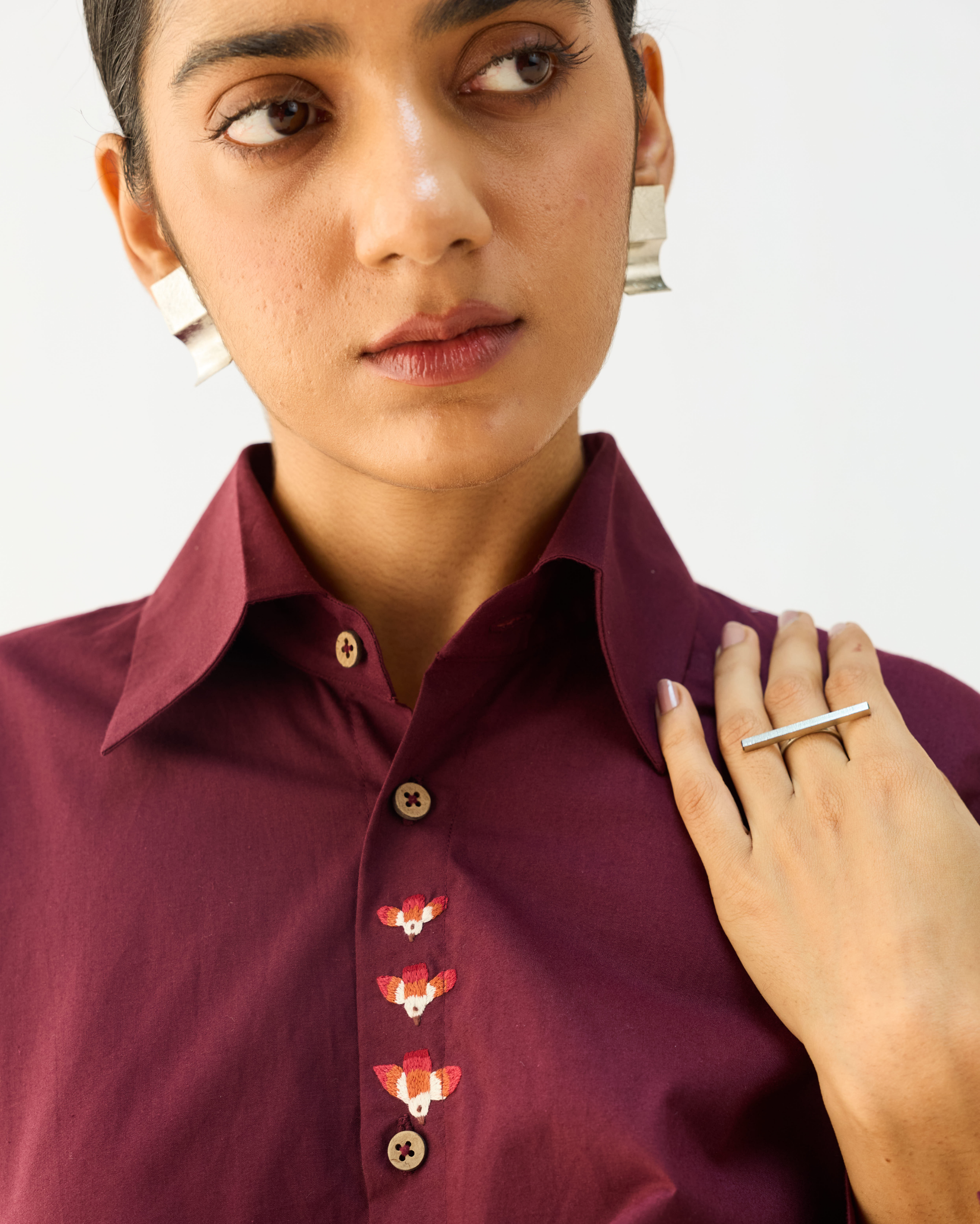 SUI | Stillness Organic Cotton Wrap Shirt