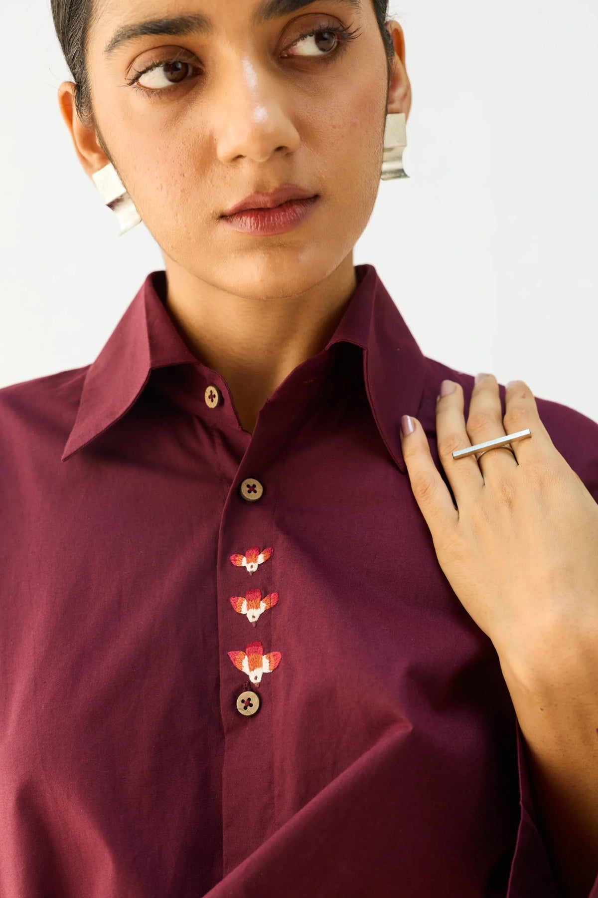 SUI | Stillness Organic Cotton Wrap Shirt