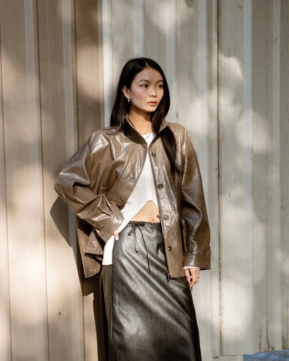 SAERO COLLECTIVE | Hae Wrap Skirt | Black