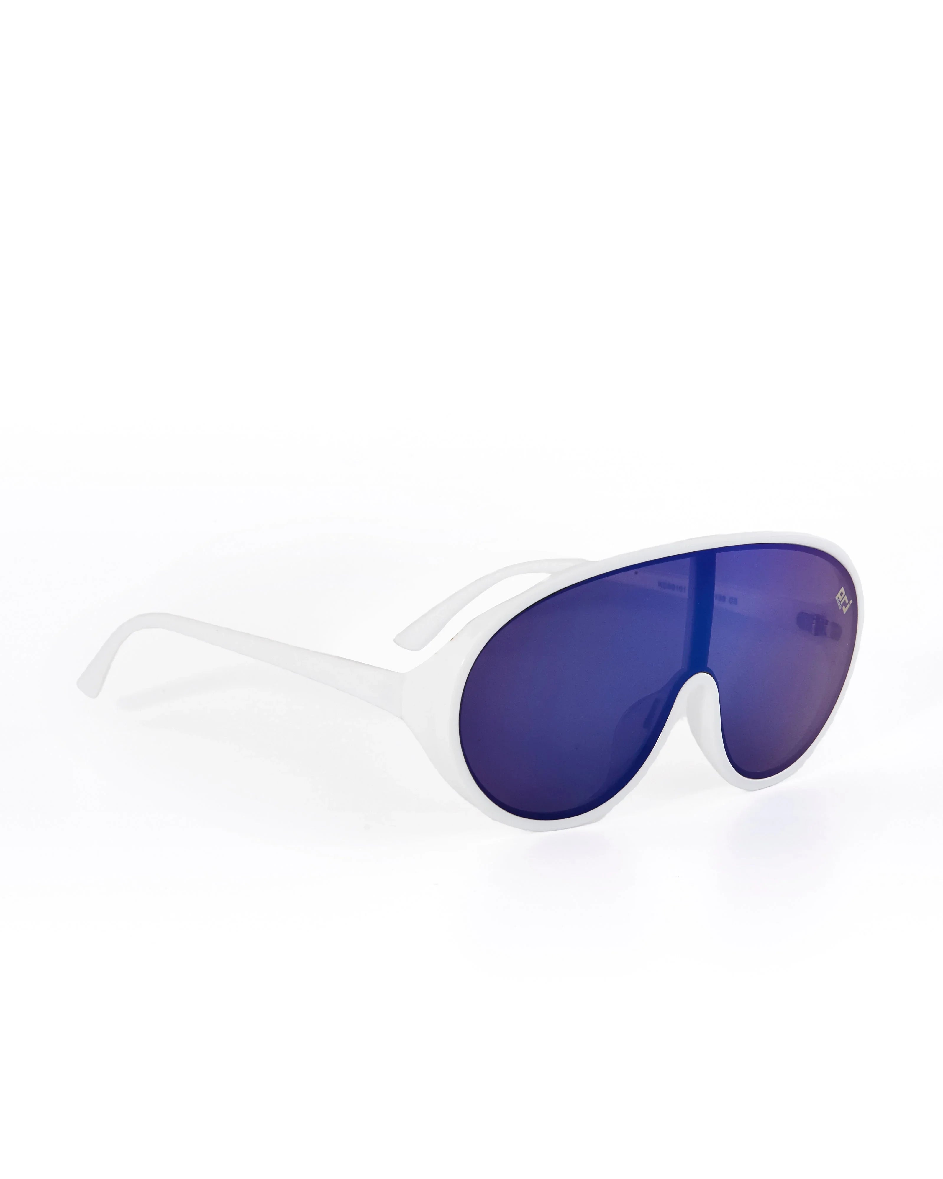 PROJECTWEAR | Edsel One-Piece Lens Sunglasses White/Blue
