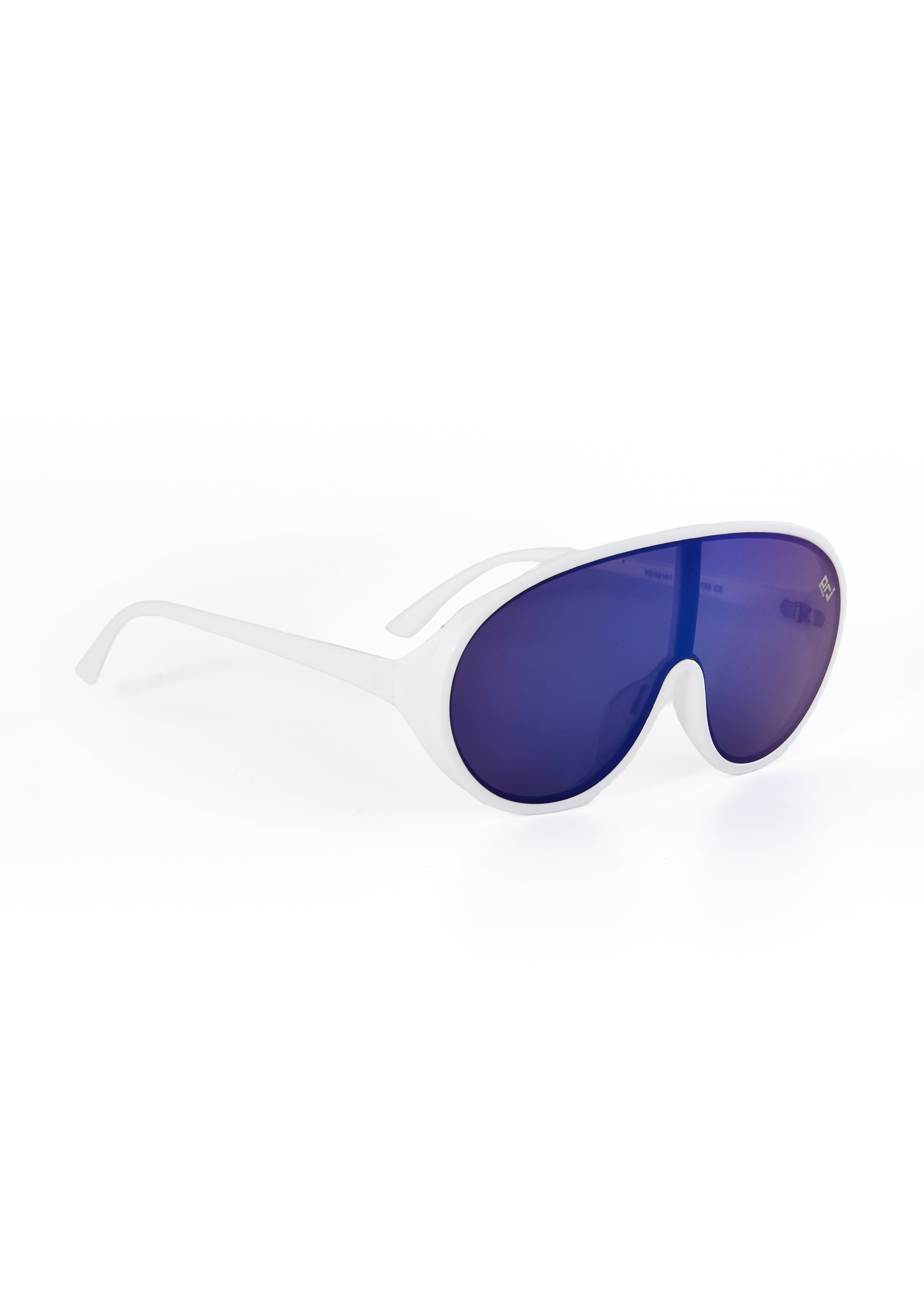 PROJECTWEAR | Edsel One-Piece Lens Sunglasses White/Blue