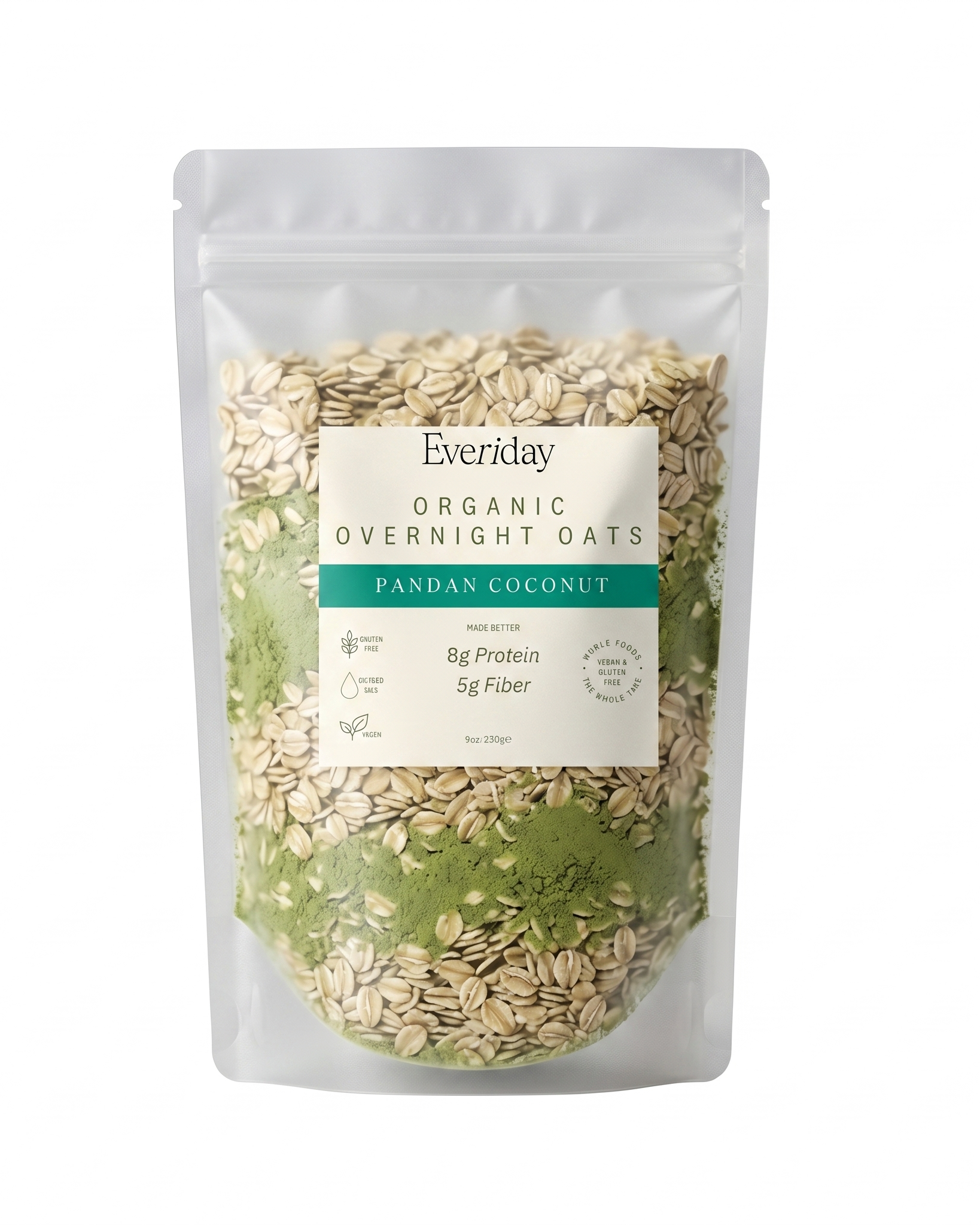 EVERIDAY FOOD | Organic Overnight Oats Pandan