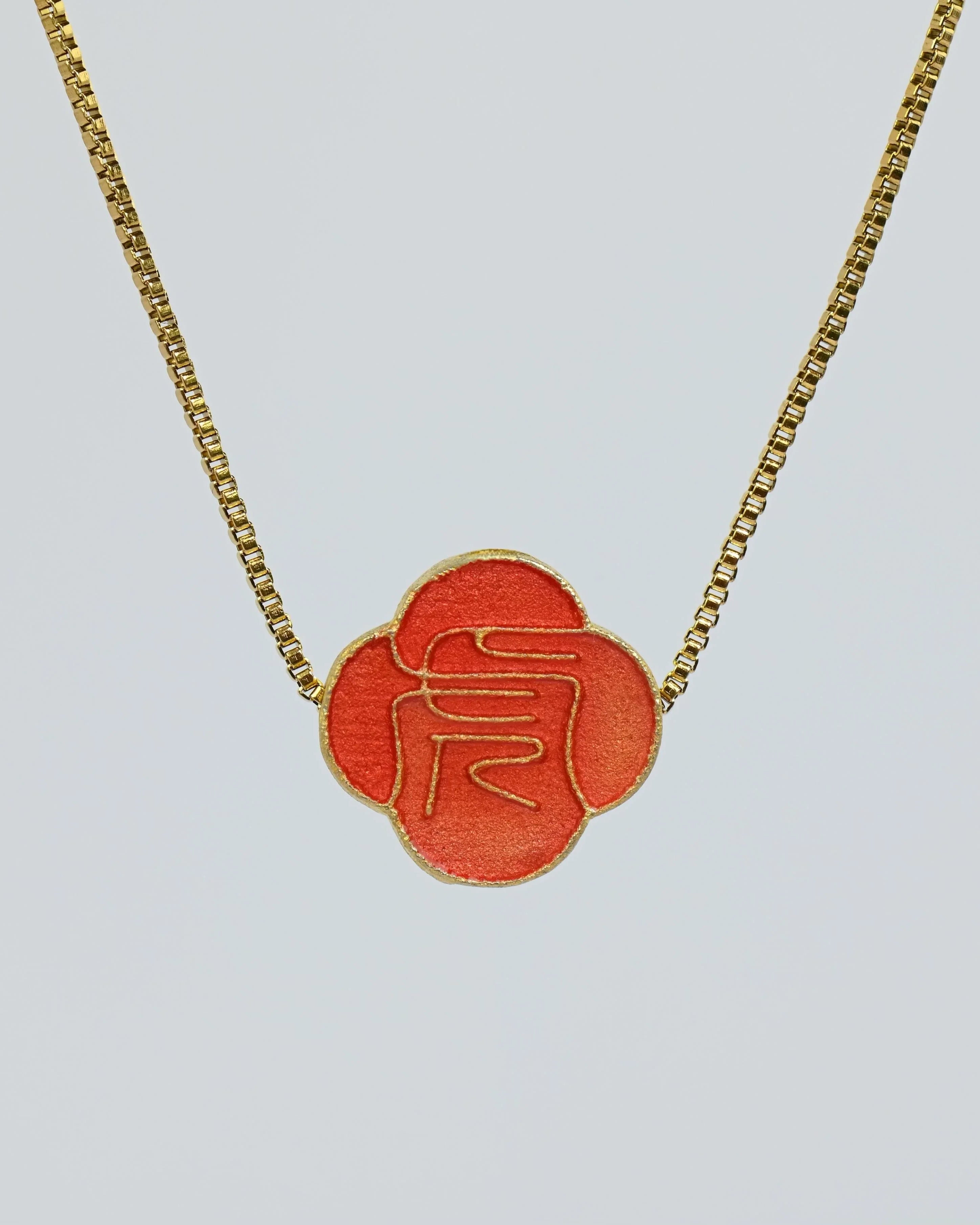MARILYN TAN JEWELLERY | Lucky Zodiac Gold Chain Pendant Necklace With Enamel Charm