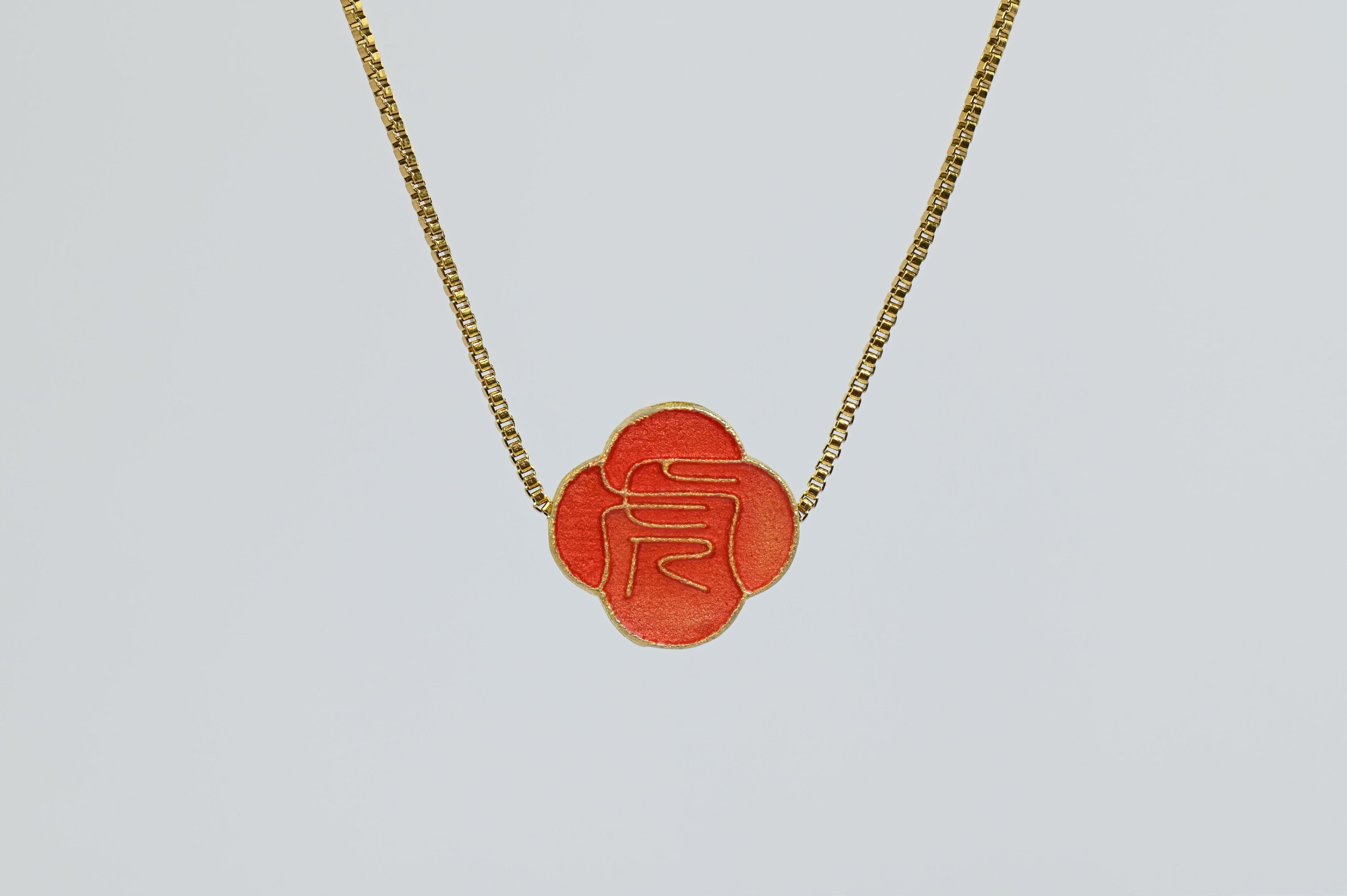MARILYN TAN JEWELLERY | Lucky Zodiac Gold Chain Pendant Necklace With Enamel Charm