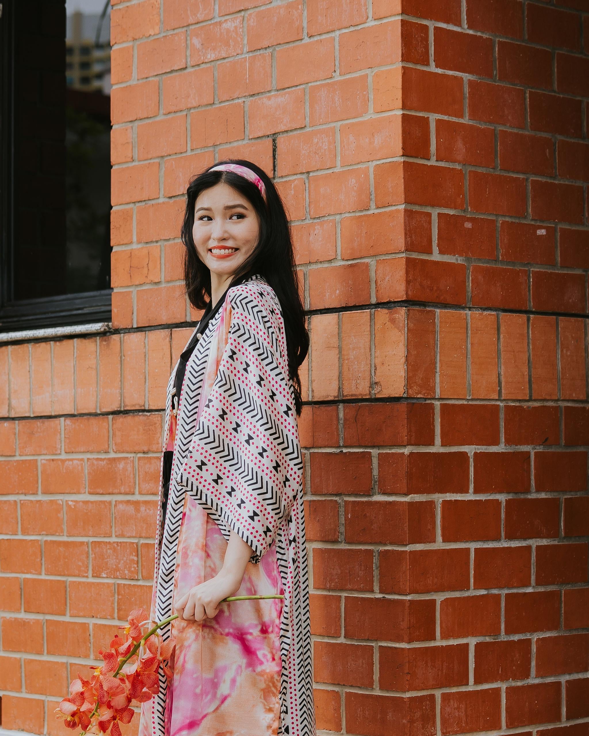 RAJA RANI | Modal Silk Long Kimono