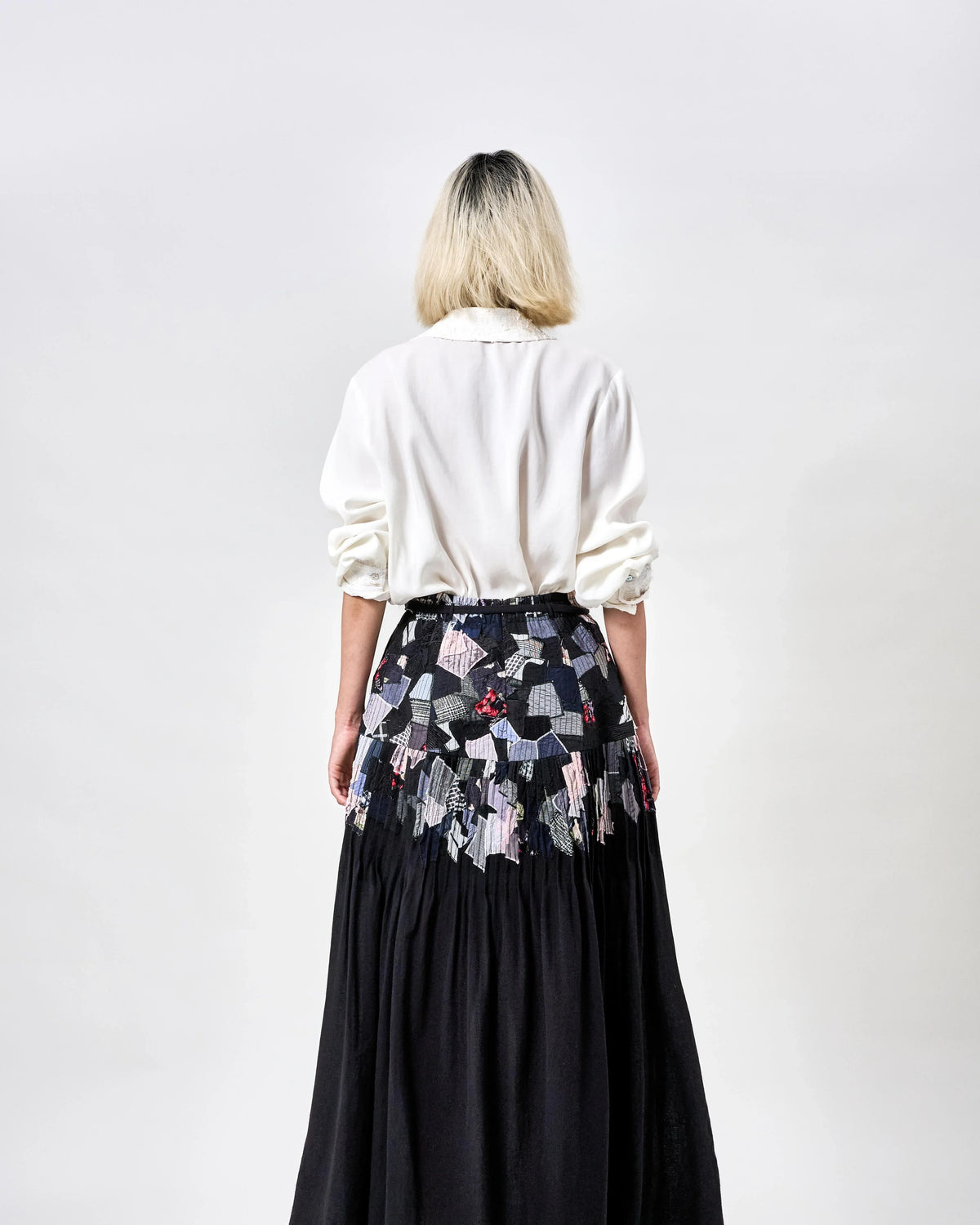 KHAAR | Scrap Midi Skirt