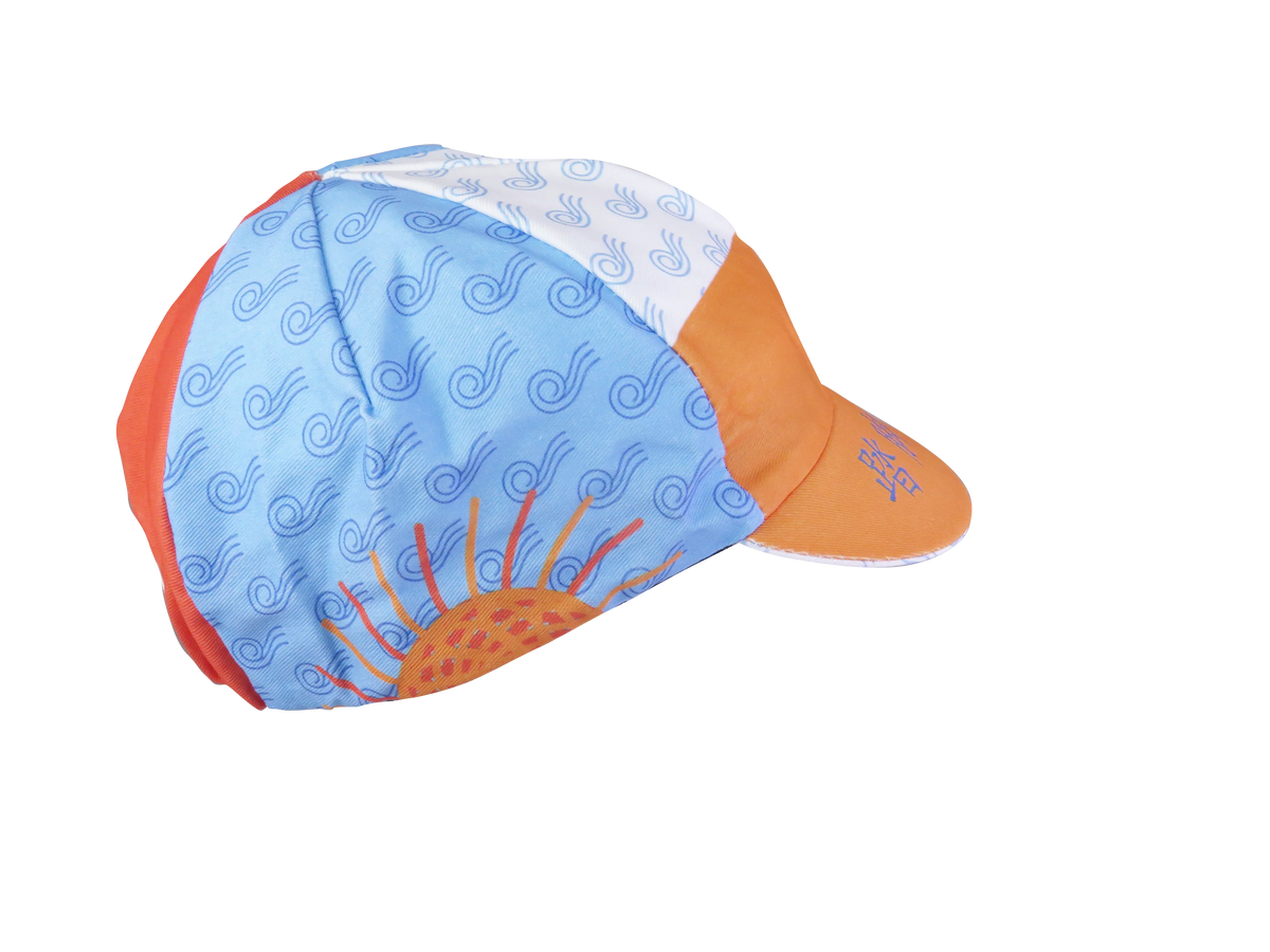 A DESIGN BY TAKACHYA | Cycling Cap - Chinese Idioms Nice Sun and Wind