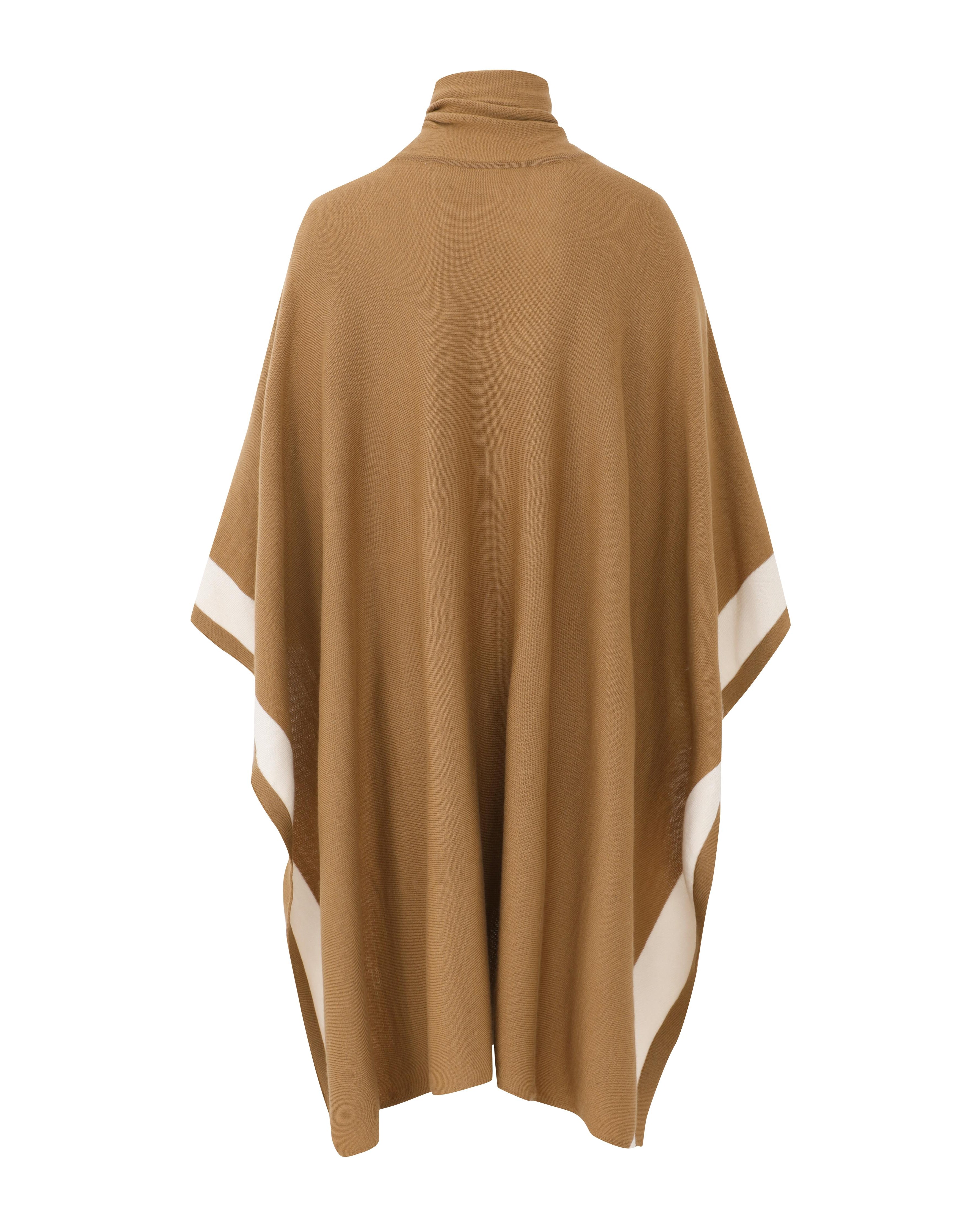 LAYERPLAN | Scarf Collar Wool Cape