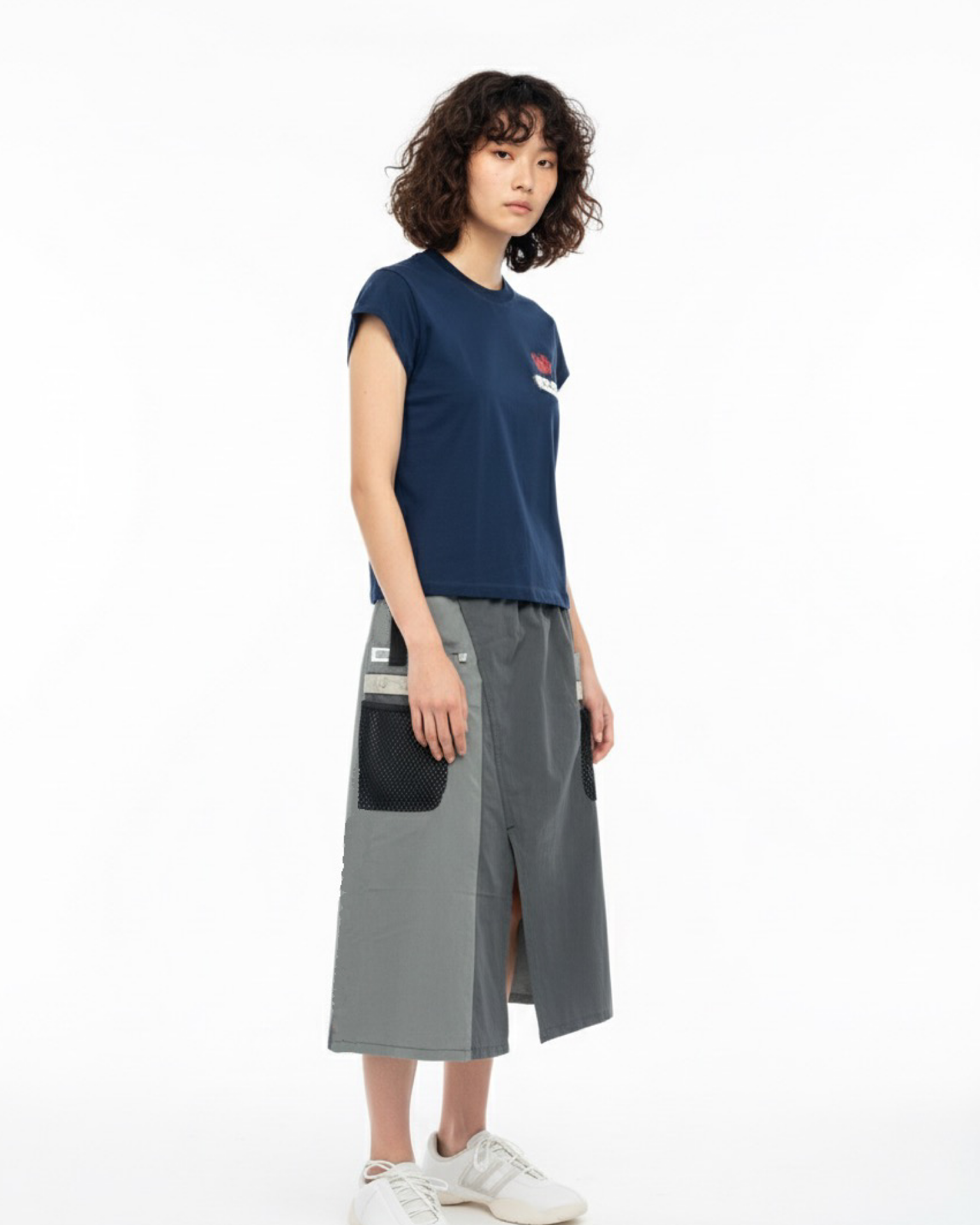 SPARROW GREEN | Camille Midi Utility Skirt