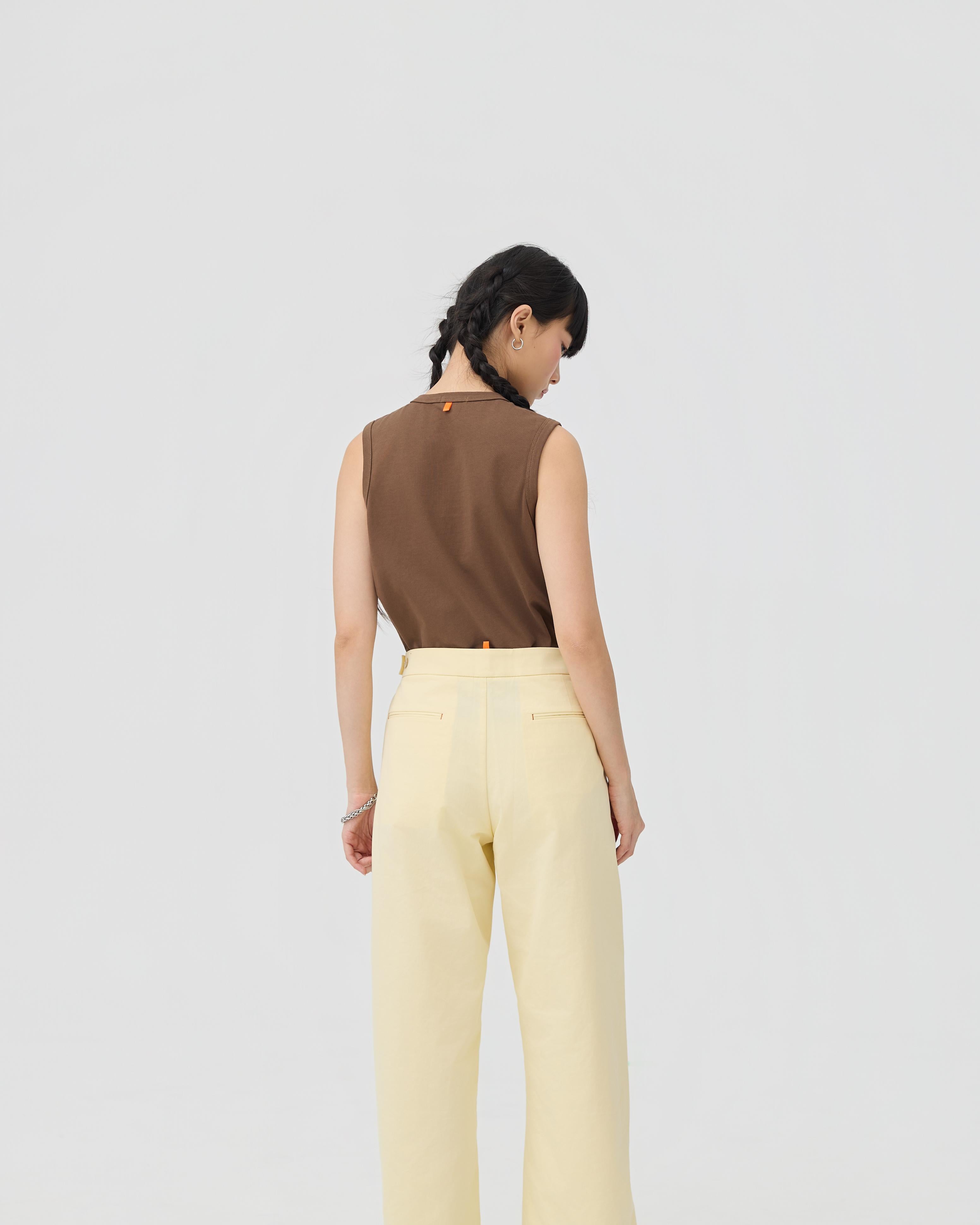 3EIGHTH | Sagyo Trousers In Sunshine Yellow