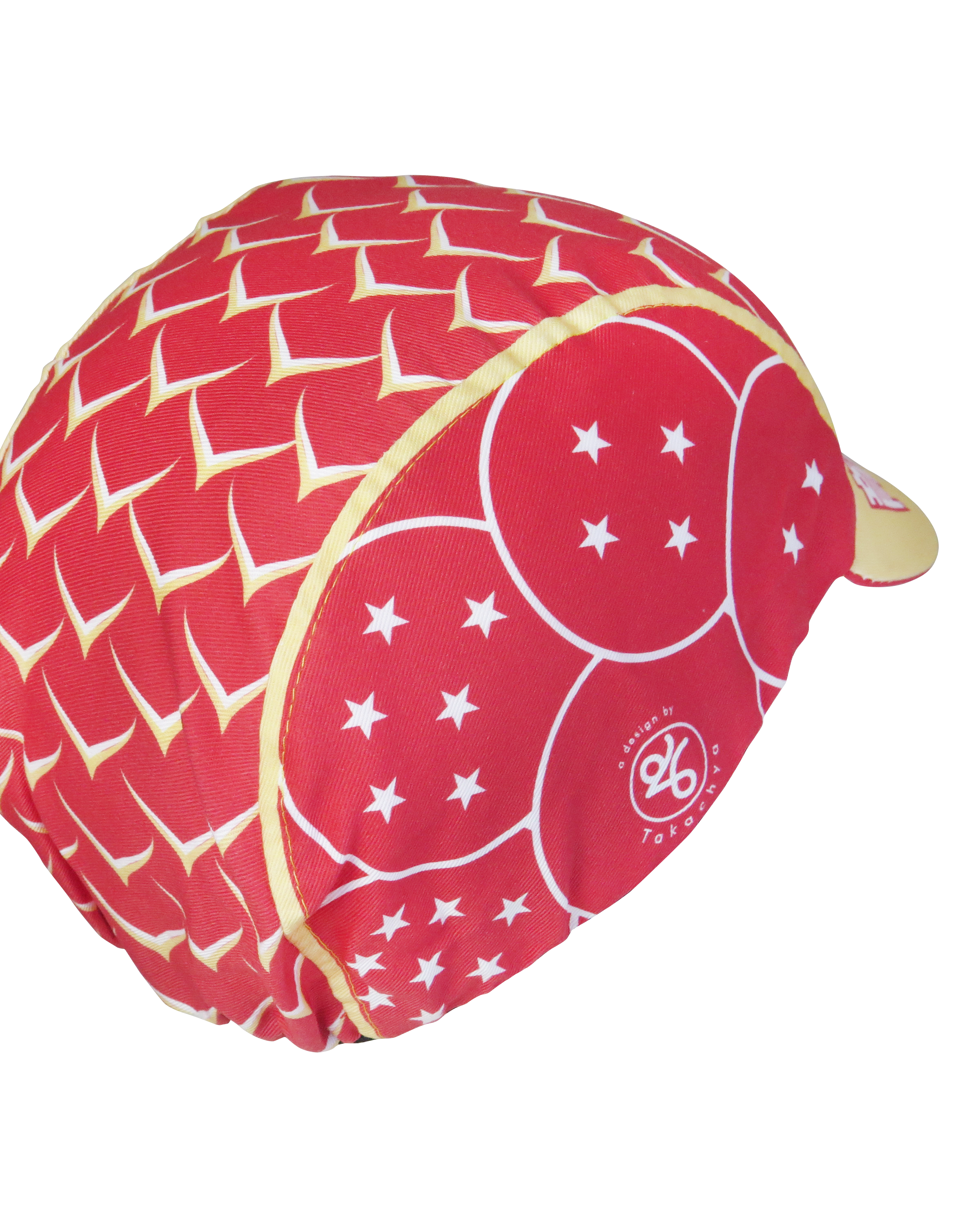 A DESIGN BY TAKACHYA | Cycling Cap - DragonfruitZ Auspicious Red
