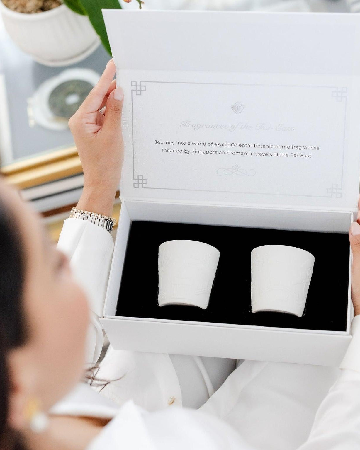 TEMPLE CANDLES | Chinoiserie Candle Duo Gift Box