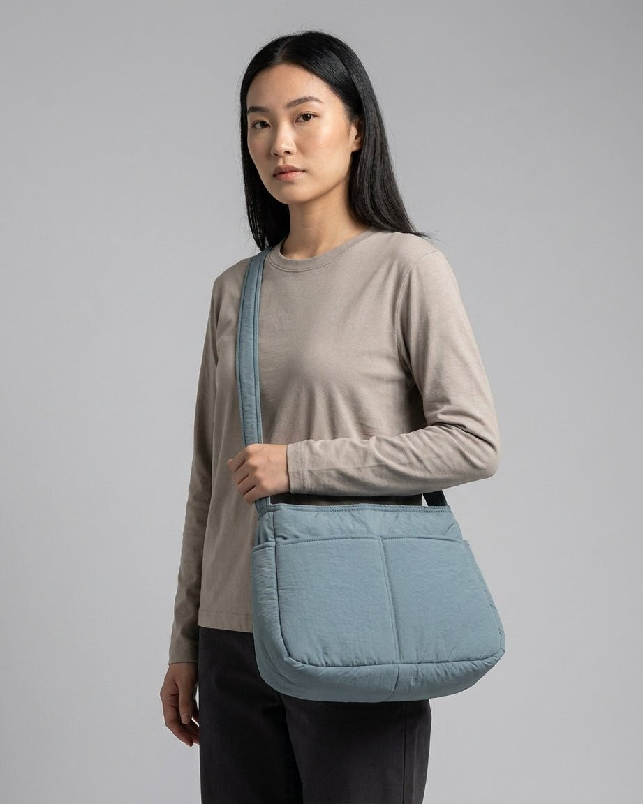 THE EVERYDAY CLUB | Regular Hobo Bag - Mist Blue (DORS Exclusive)
