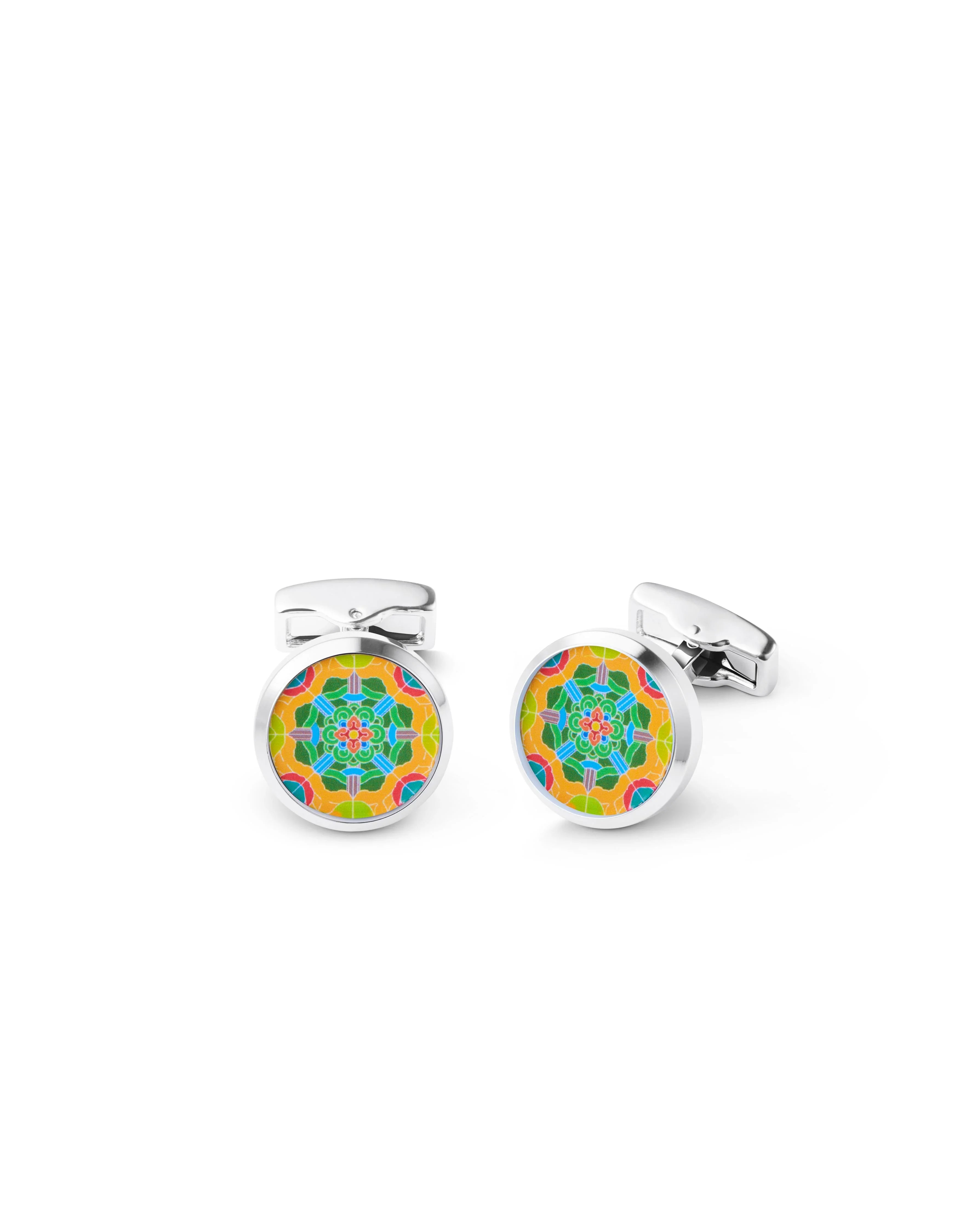RARE BIRD COLLECTION | Cufflink - Dancheong Mosaic