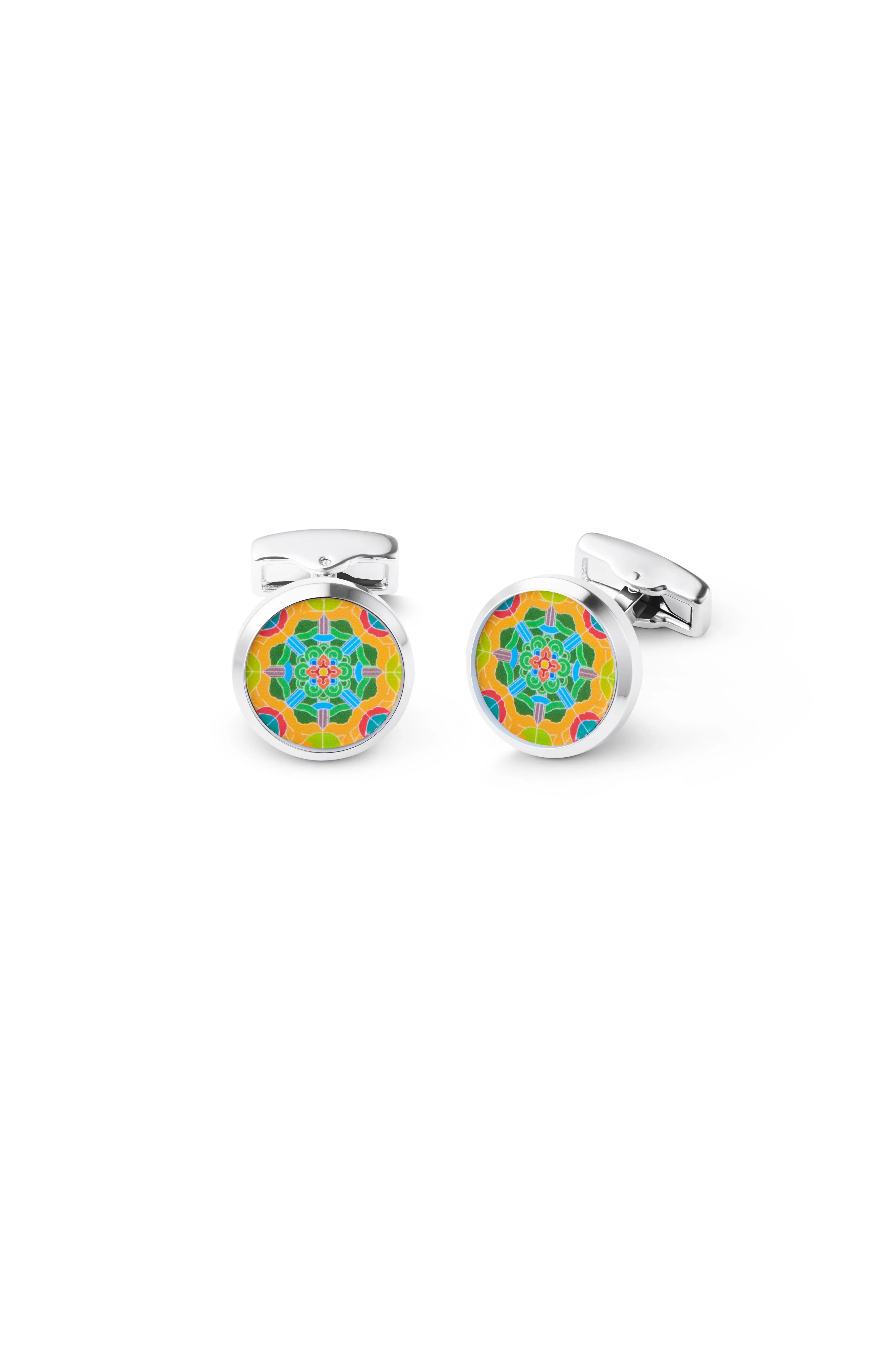 RARE BIRD COLLECTION | Cufflink - Dancheong Mosaic