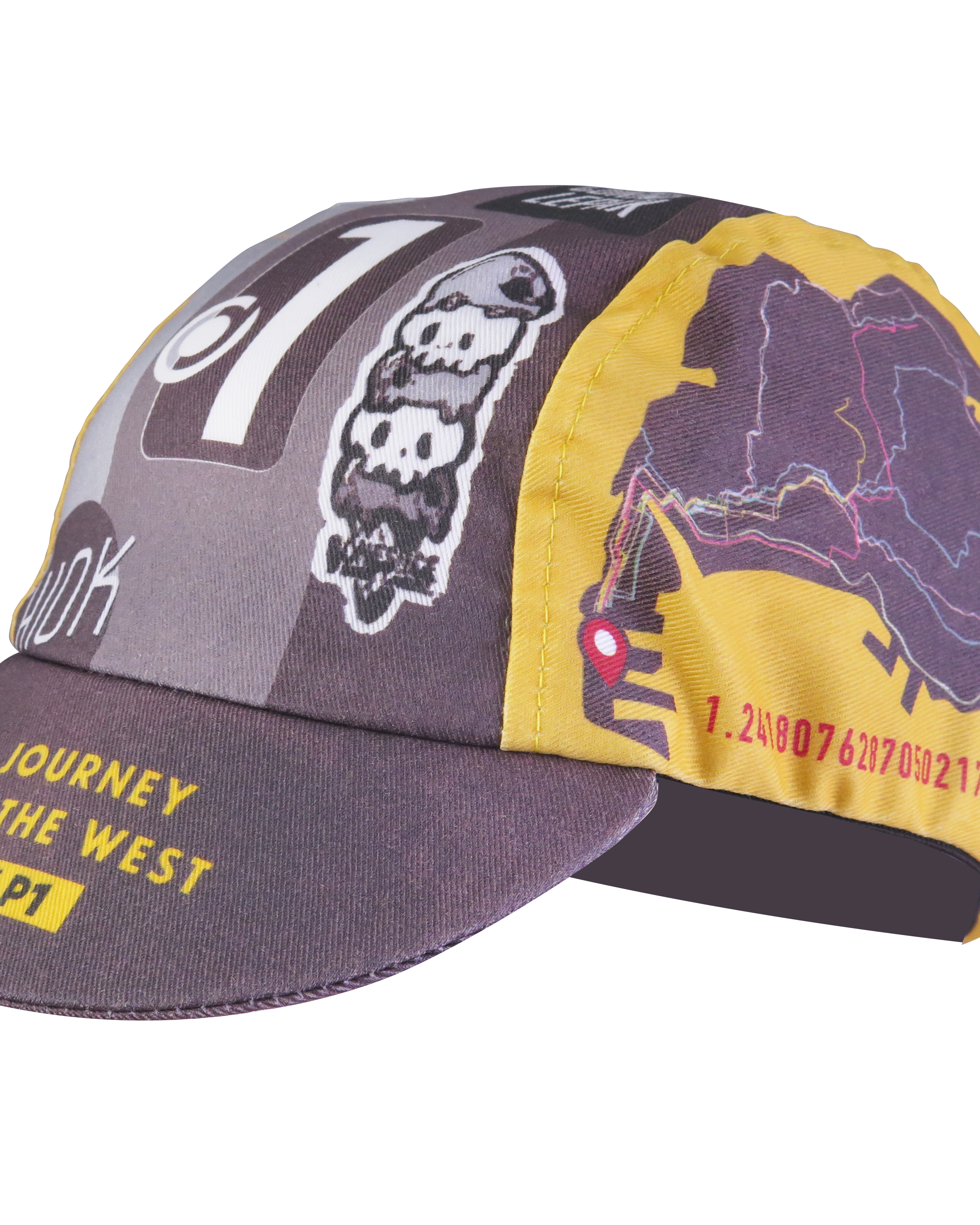 A DESIGN BY TAKACHYA | Cycling Cap - Mission to Tuas Grayscale