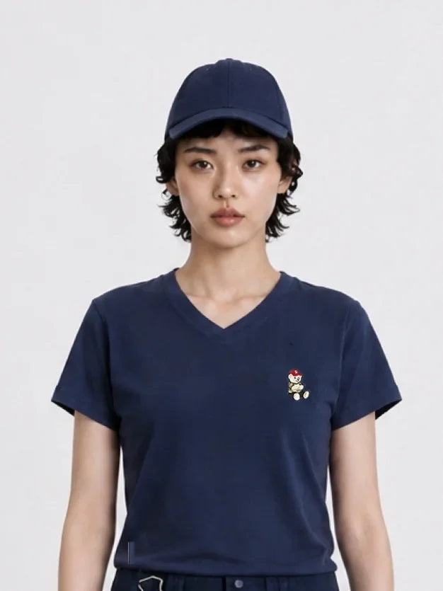 SPARROW GREEN | VIN V-Neck Tee