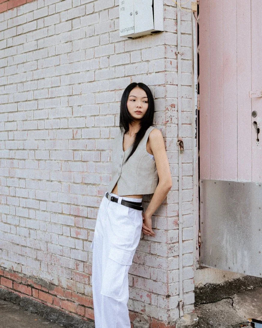 SAERO COLLECTIVE | Hae Structured Vest | Sand