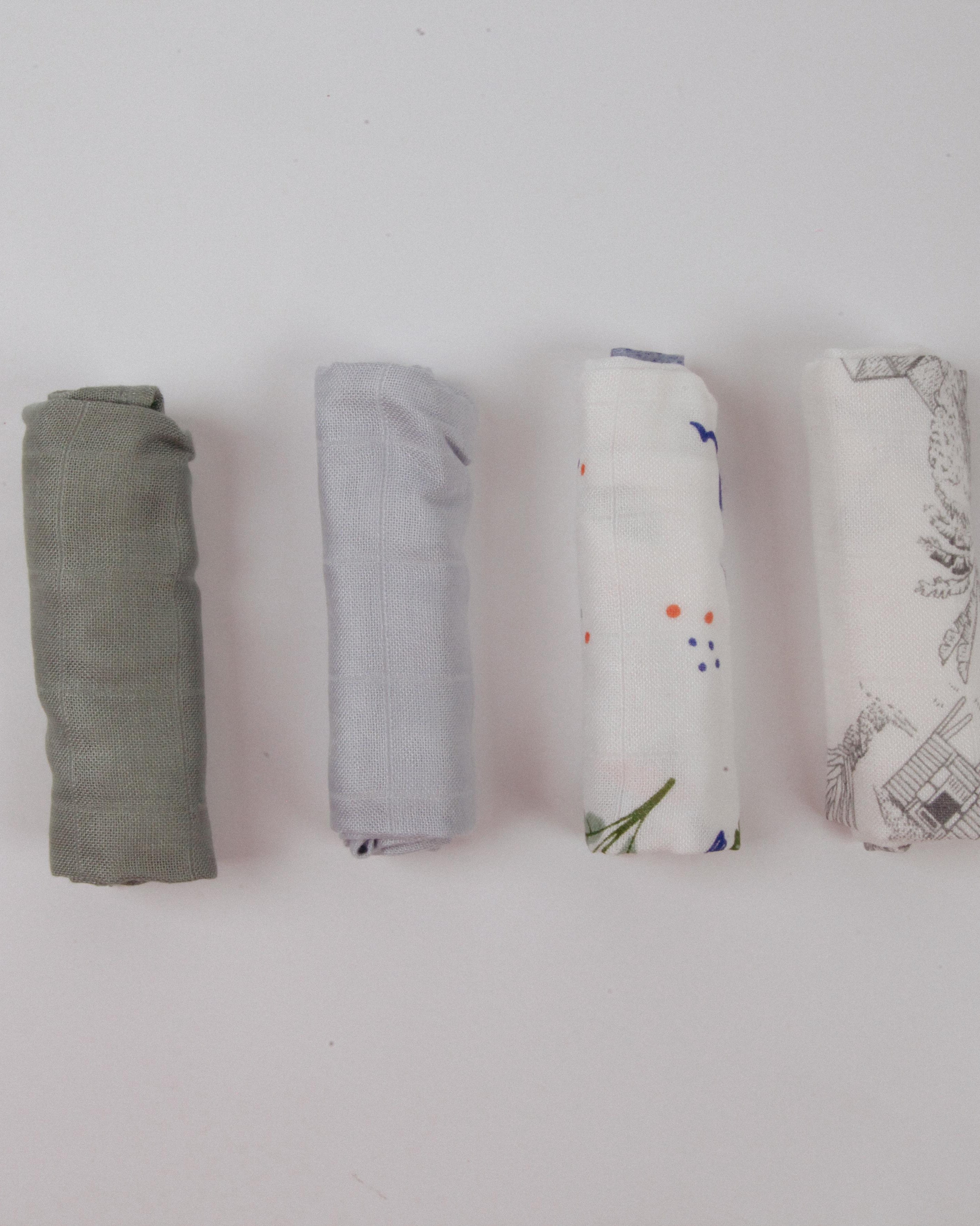 LITTLE REI | LRE Bamboo Wash Cloth 4pc