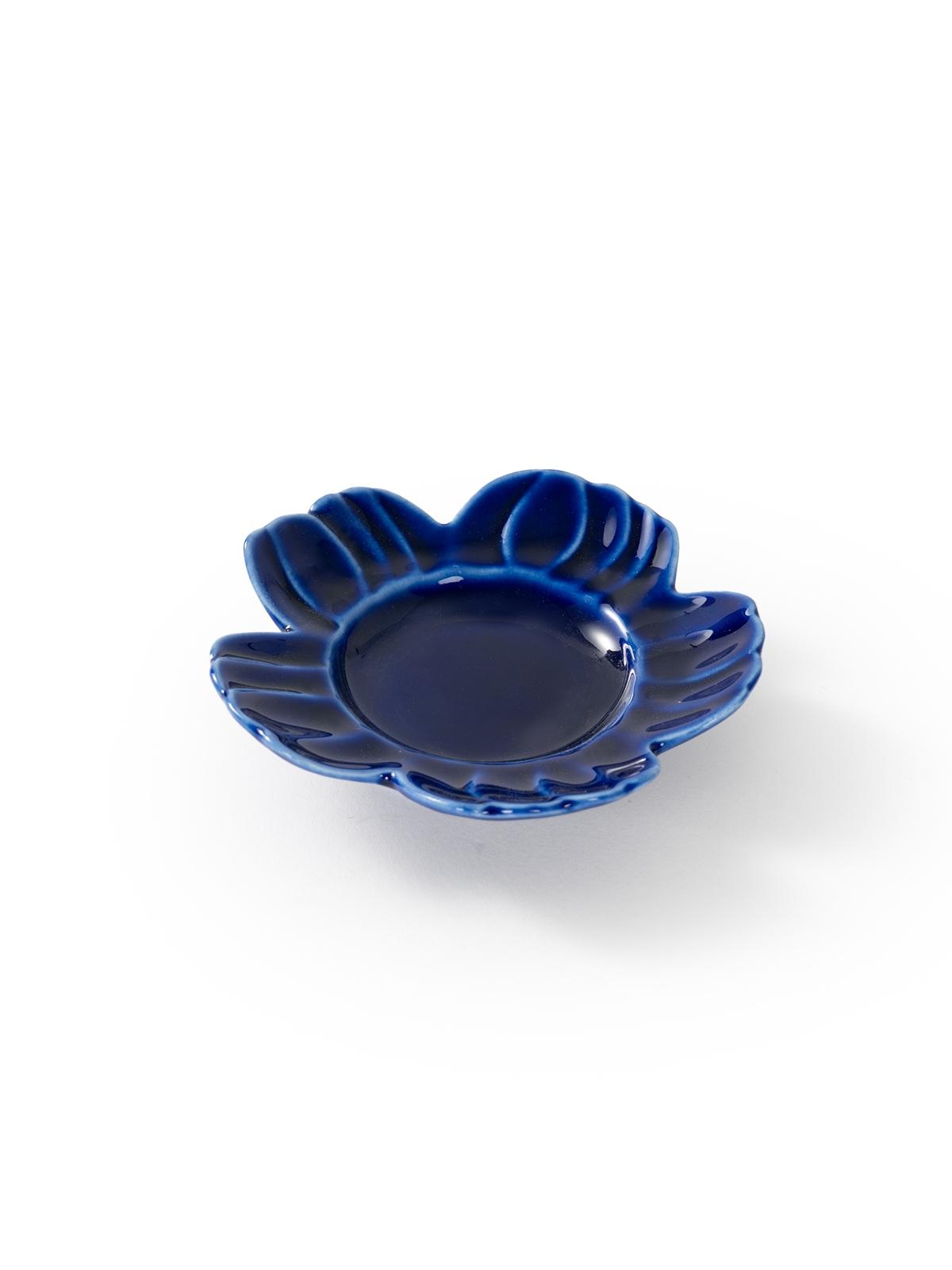 CRAFILAB | White Jade Clay Porcelain - Sapphire Blue - Yinluo Coaster