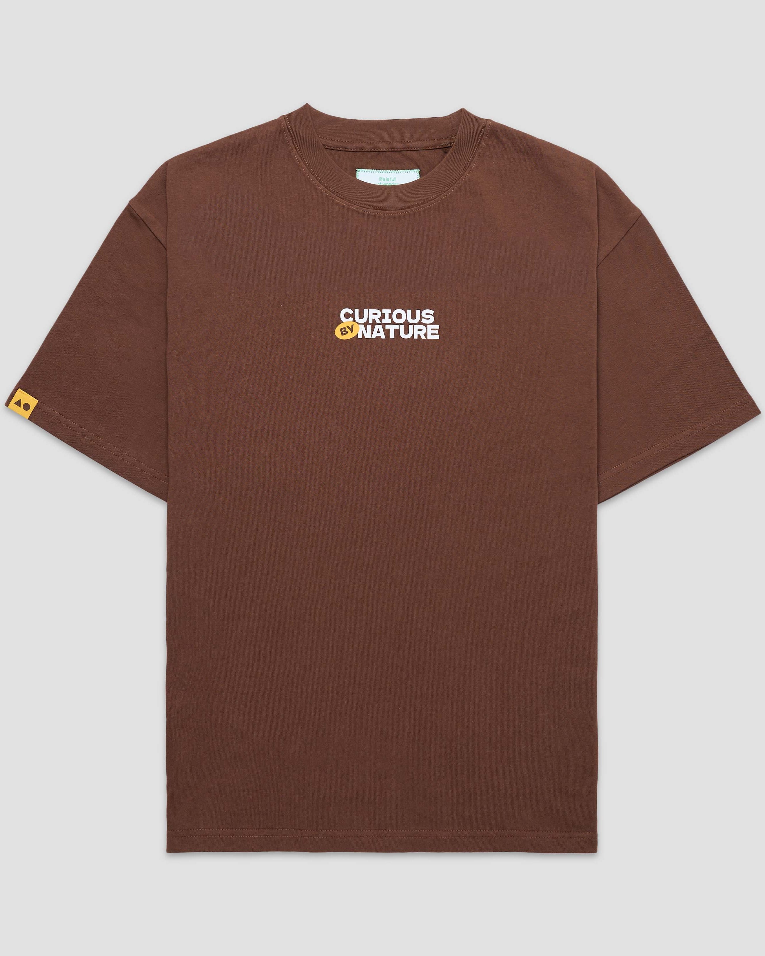 TALKING TOES | Curious by Nature Oversized Tee | Cocoa