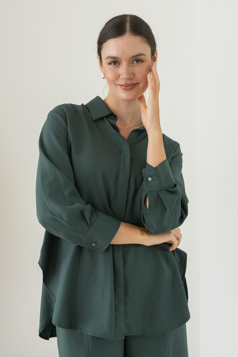 OLIVE BASICS | Delilah All-Occasion TENCEL™ Shirt
