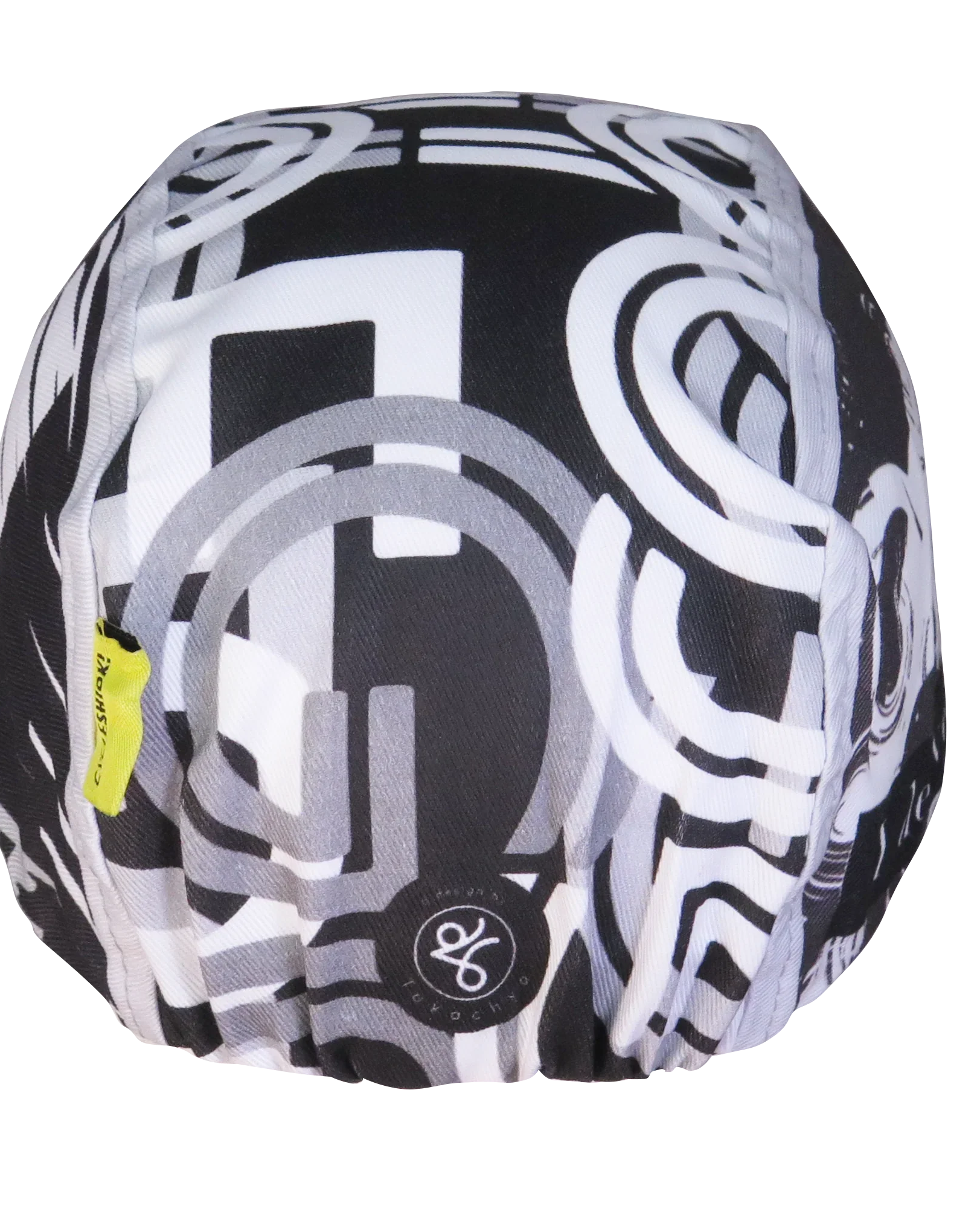 A DESIGN BY TAKACHYA | Cycling Cap - I Am Fast Food Rider (Greyscale)