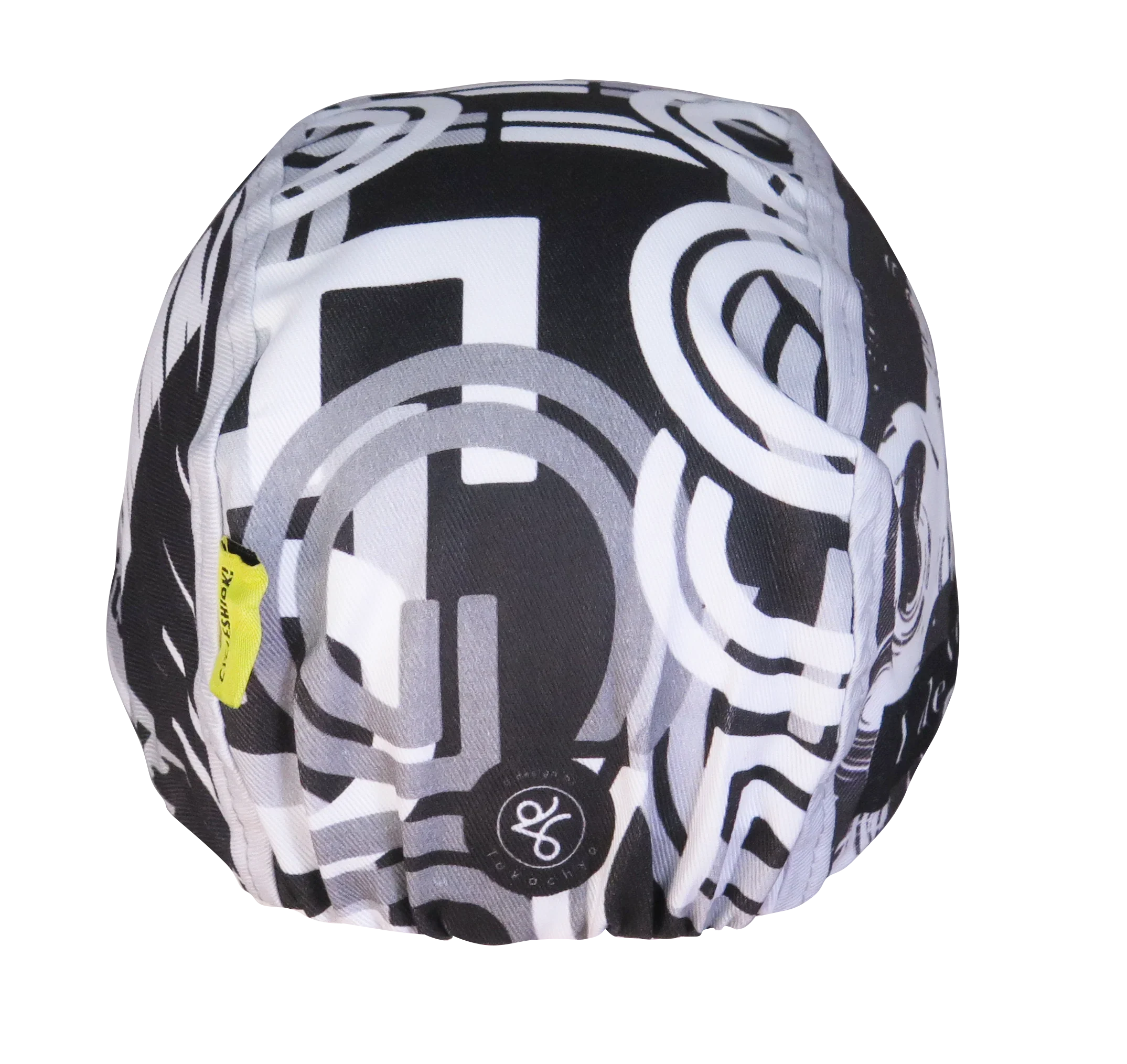 A DESIGN BY TAKACHYA | Cycling Cap - I Am Fast Food Rider (Greyscale)