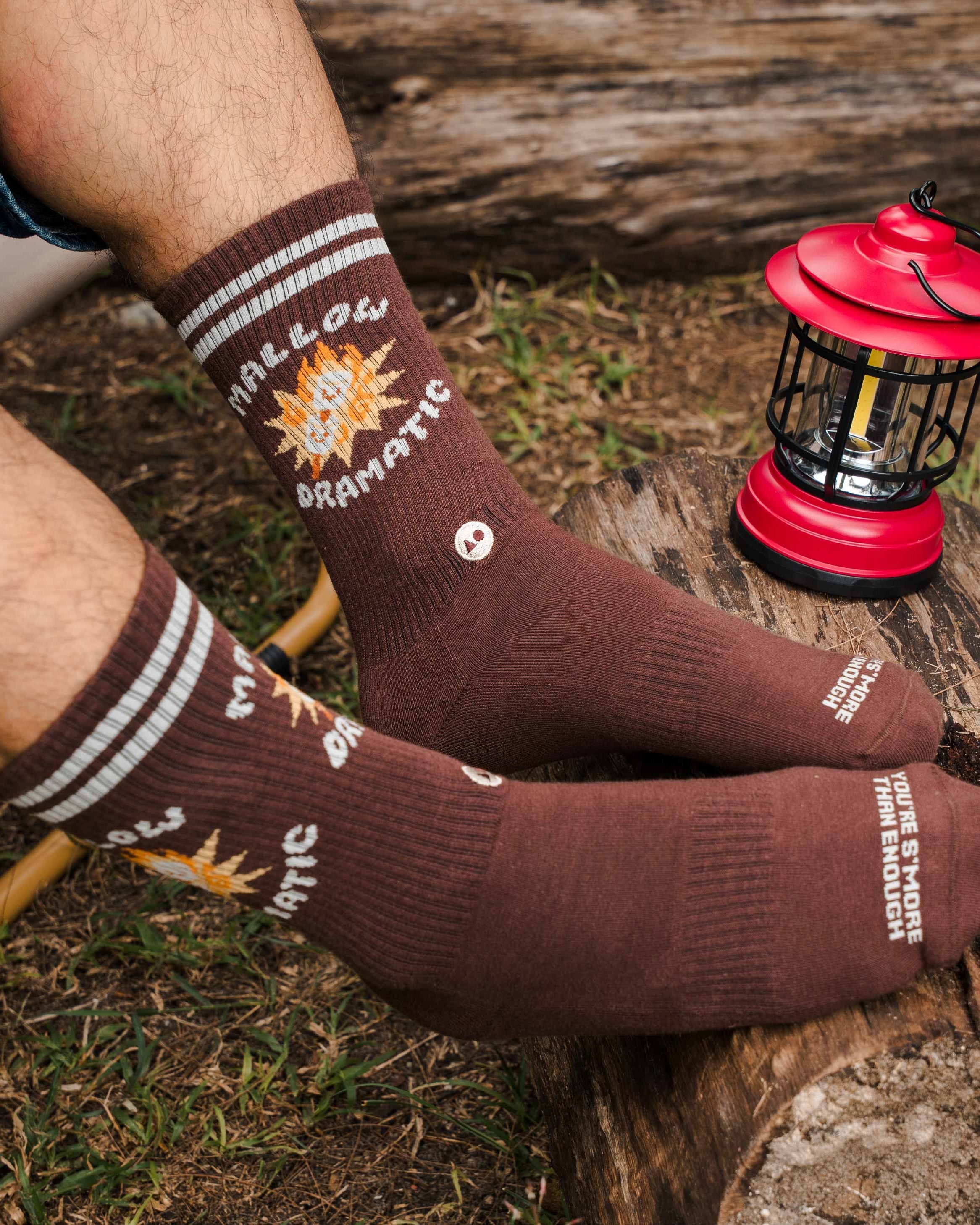 TALKING TOES | Mallow Dramatic Athletic Sock