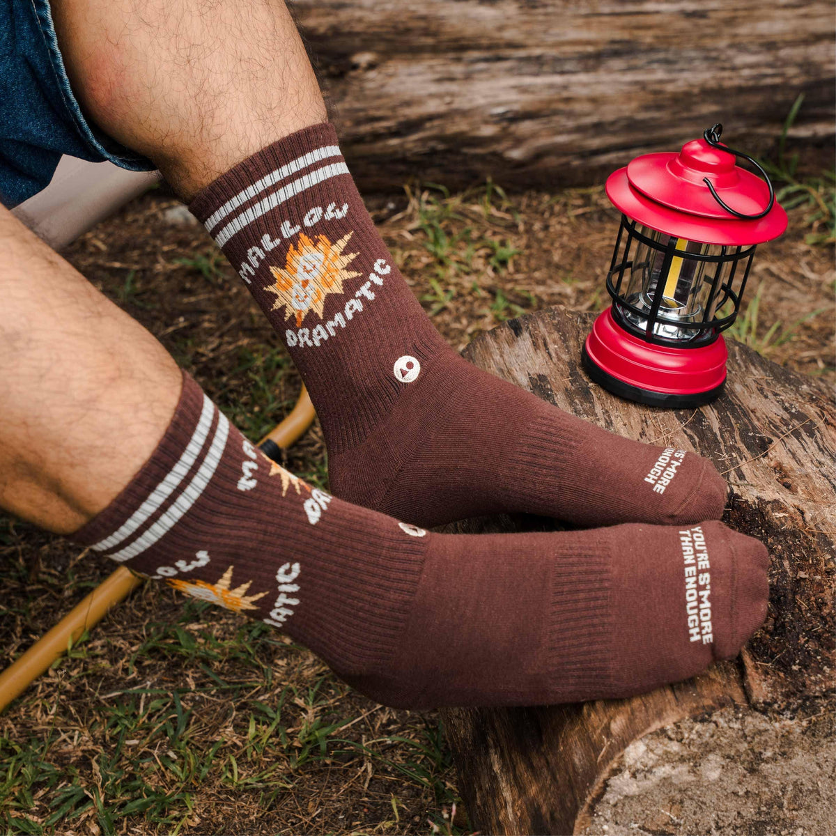 TALKING TOES | Mallow Dramatic Athletic Sock