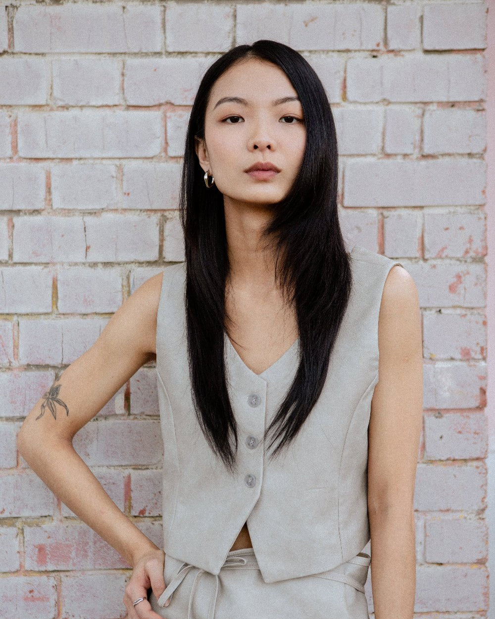 SAERO COLLECTIVE | Hae Structured Vest | Sand
